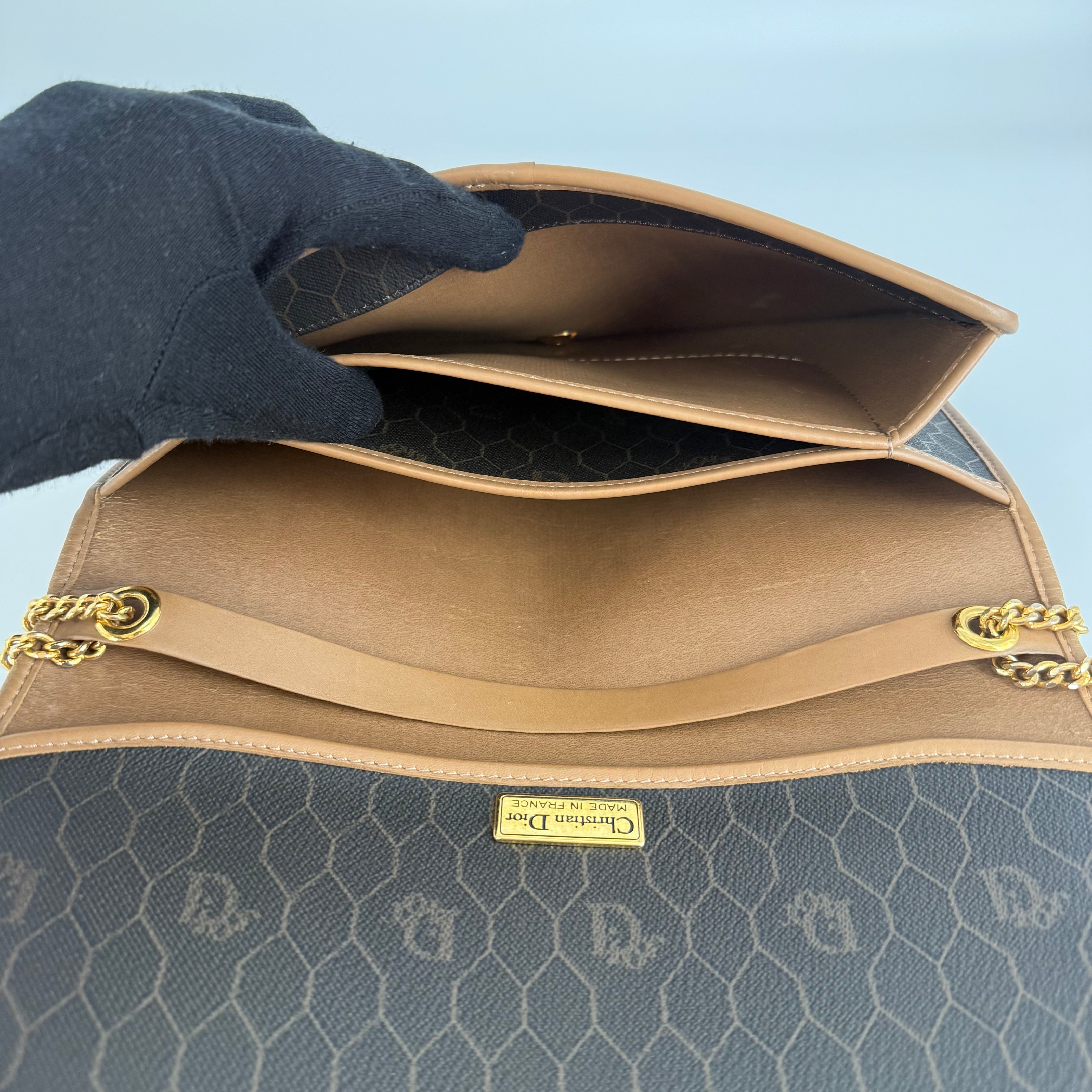 Honeycomb Canvas Shoulder Bag