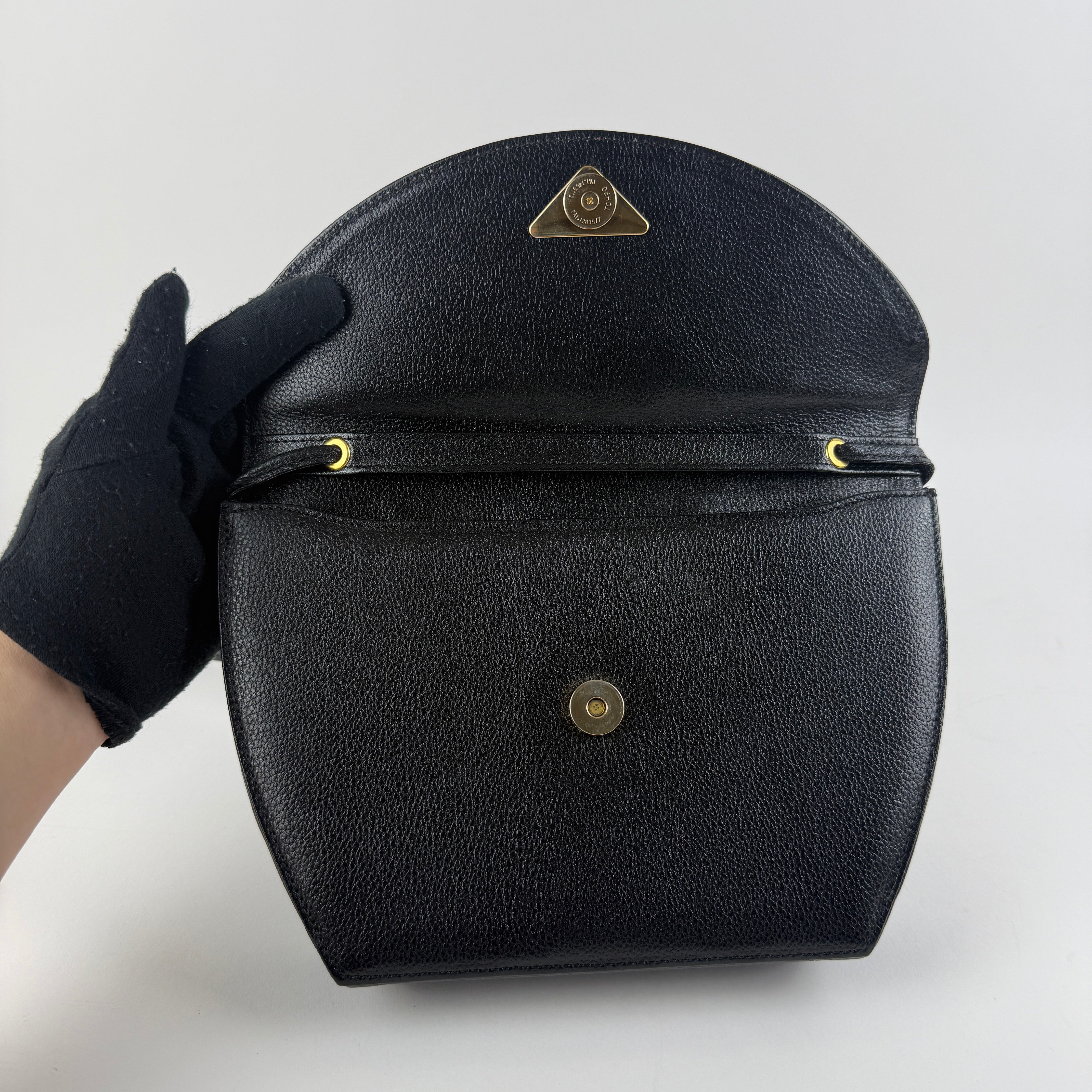 Vintage Black Crossbody Bag