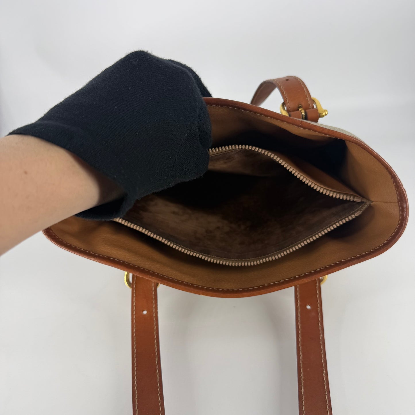 CÉLINE Macadam Bucket Tote Bag