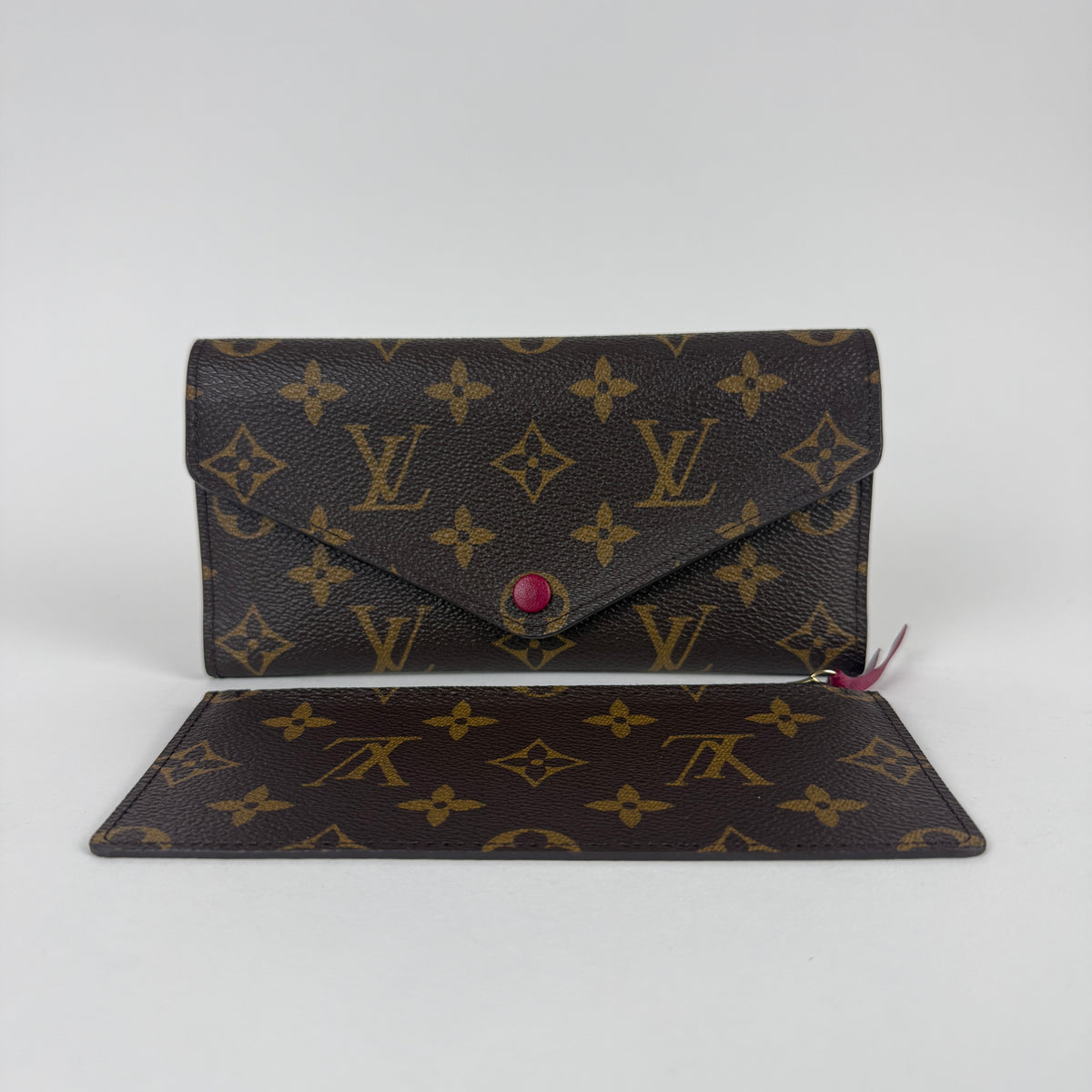 Joséphine Wallet — Monogram Canvas — Fuchsia