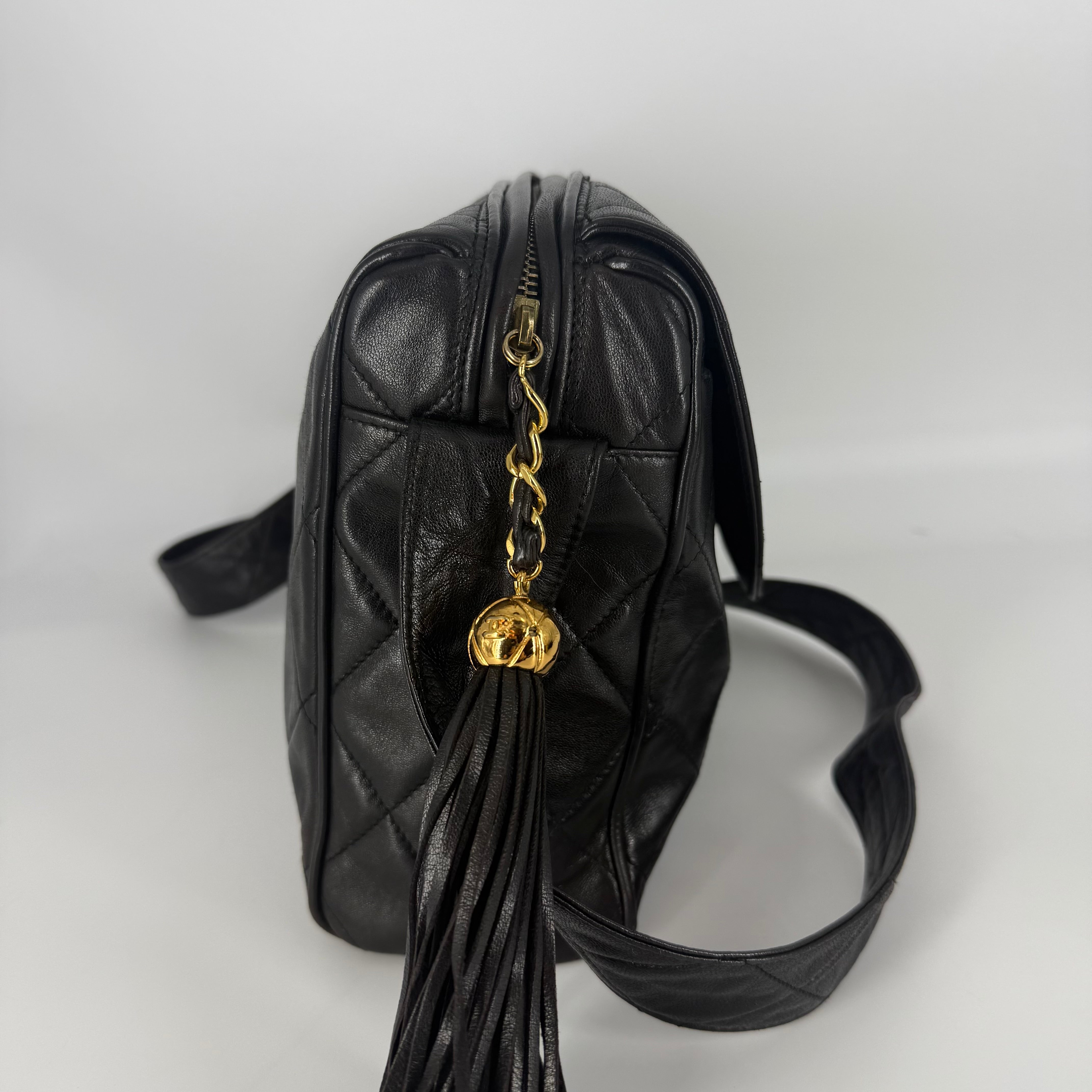 Classic Quilted Flap 24 Karat Gold