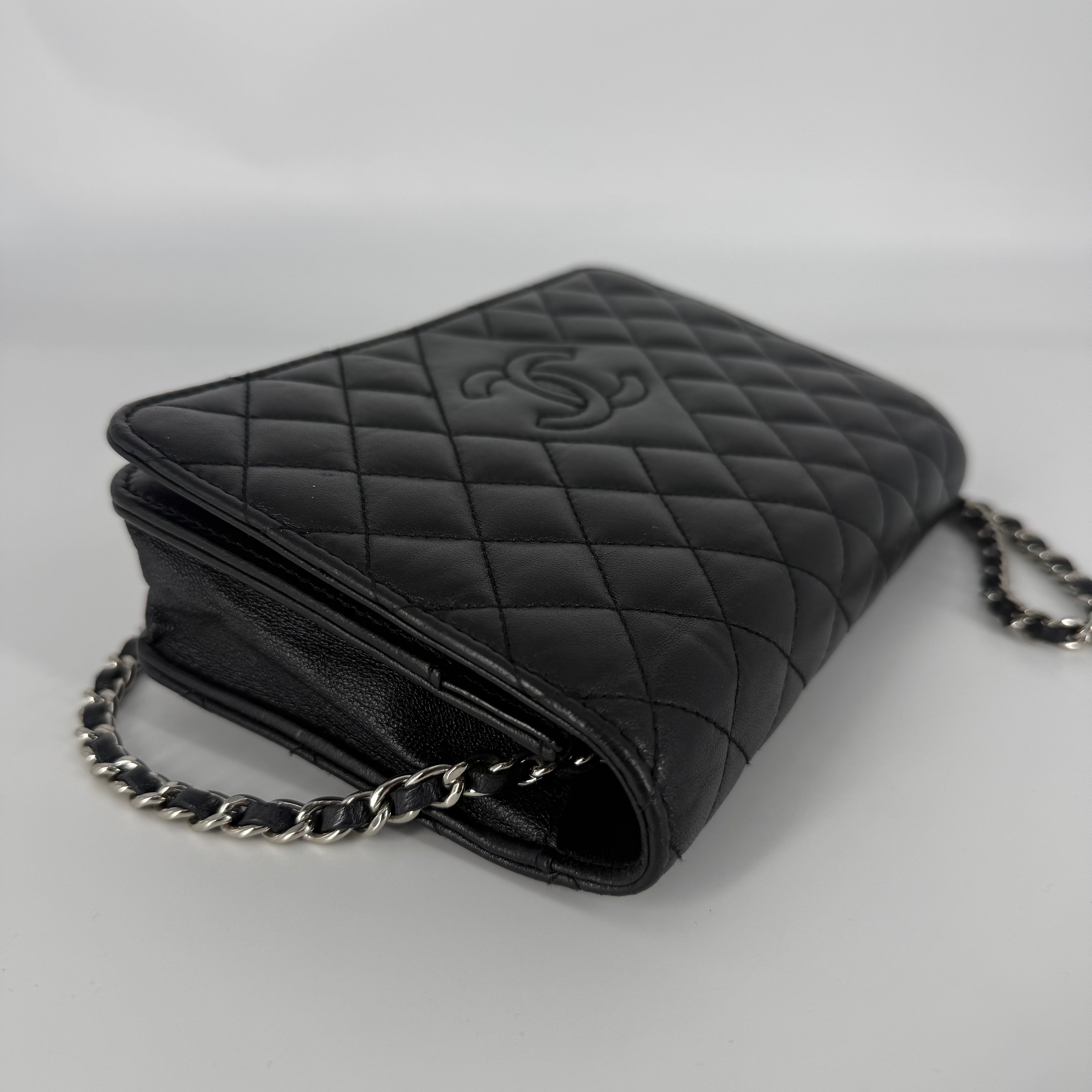 W.O.C Quilted Lambskin - Silver Hardware