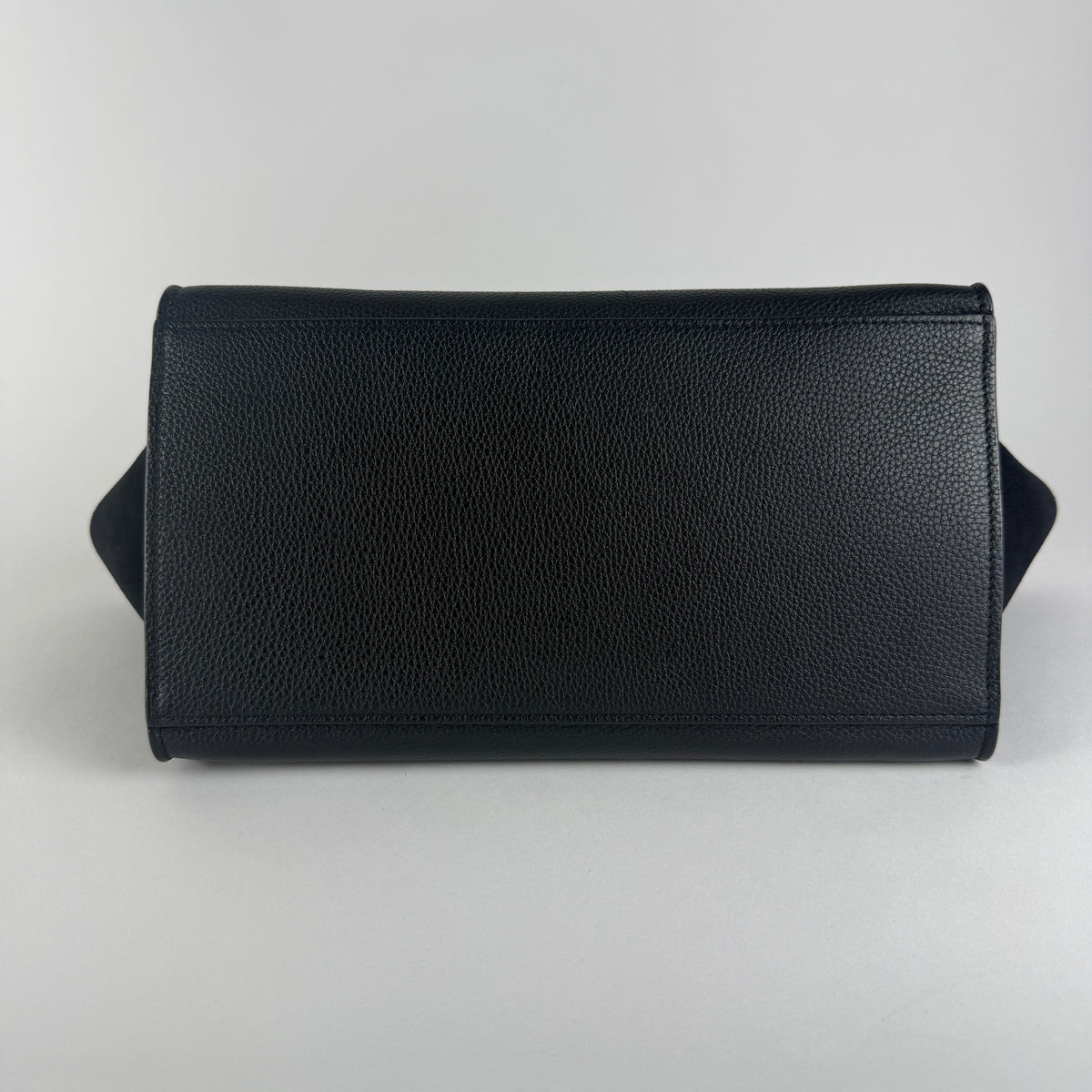 Trapeze Medium — Black Leather & Tweed 1