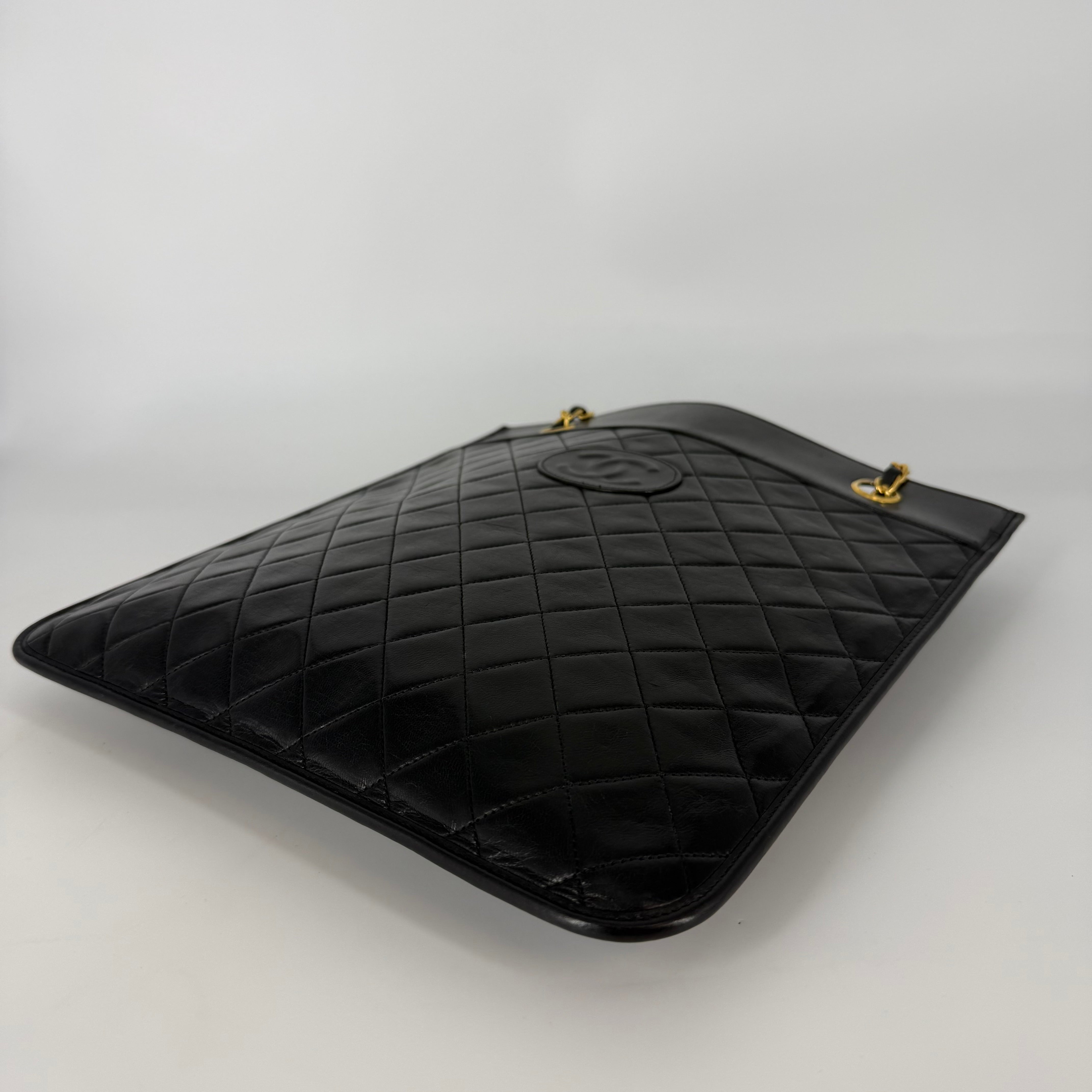 Lambskin Tote Black