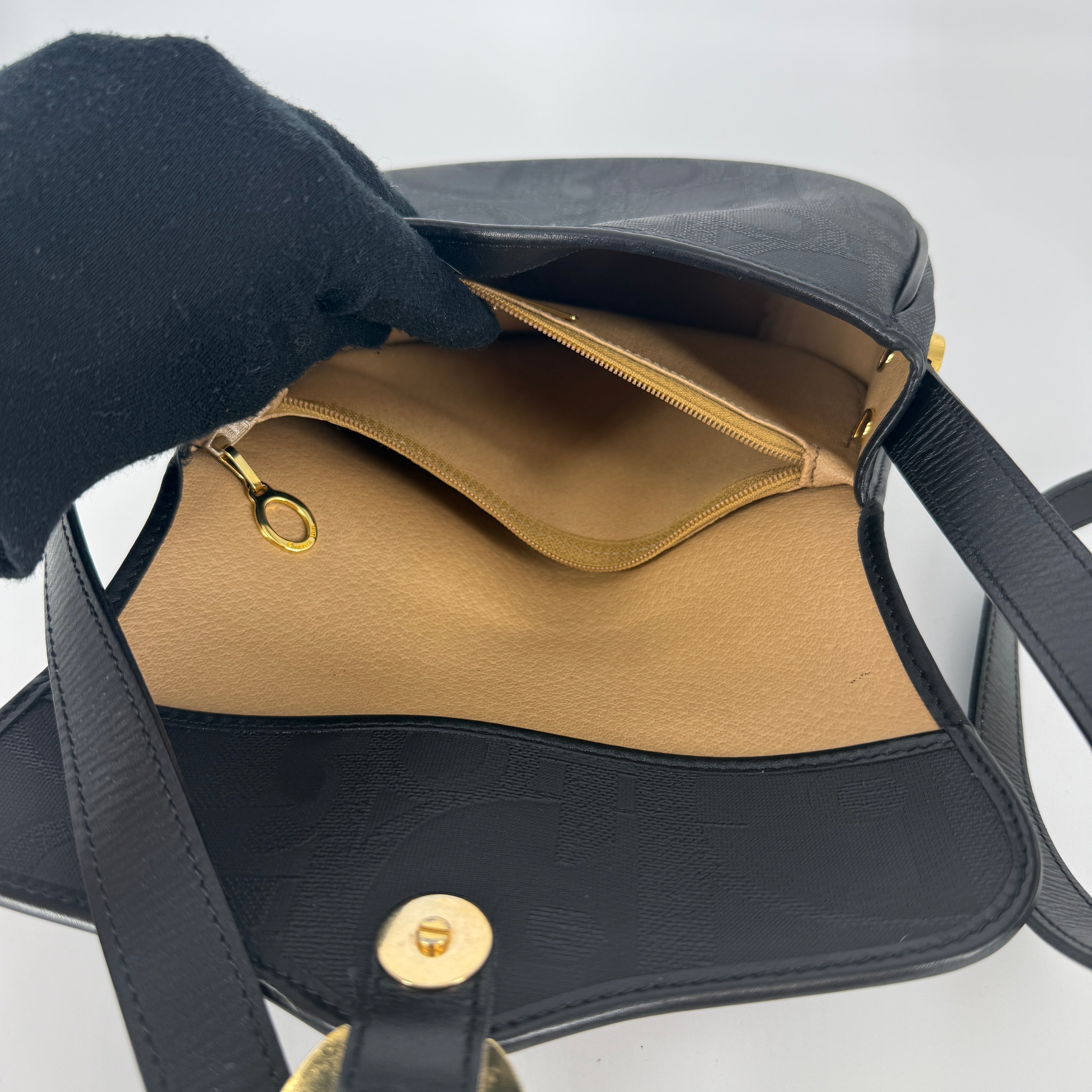 Vintage Black Crossbody