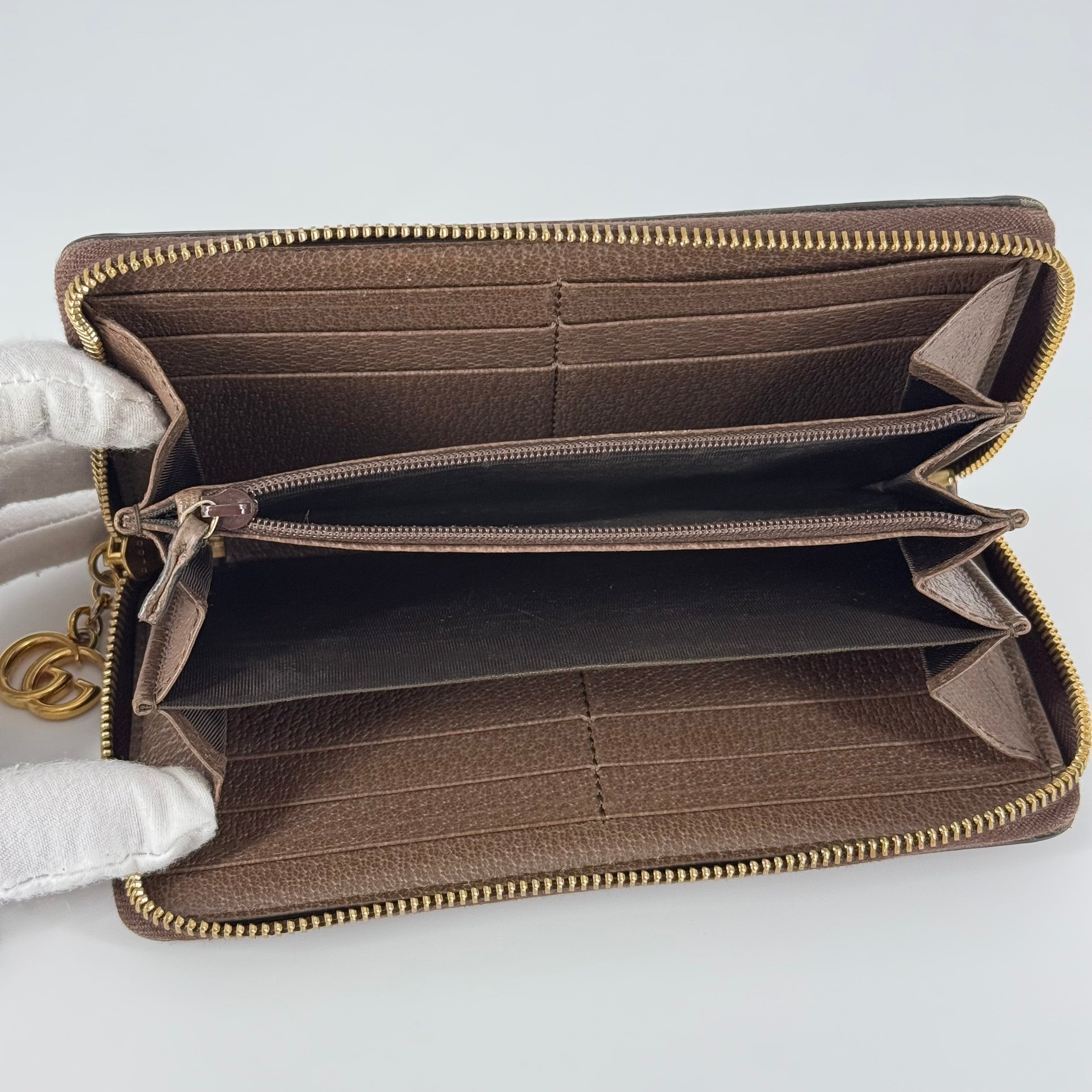 Ophidia GG Supreme Zip-Around Wallet