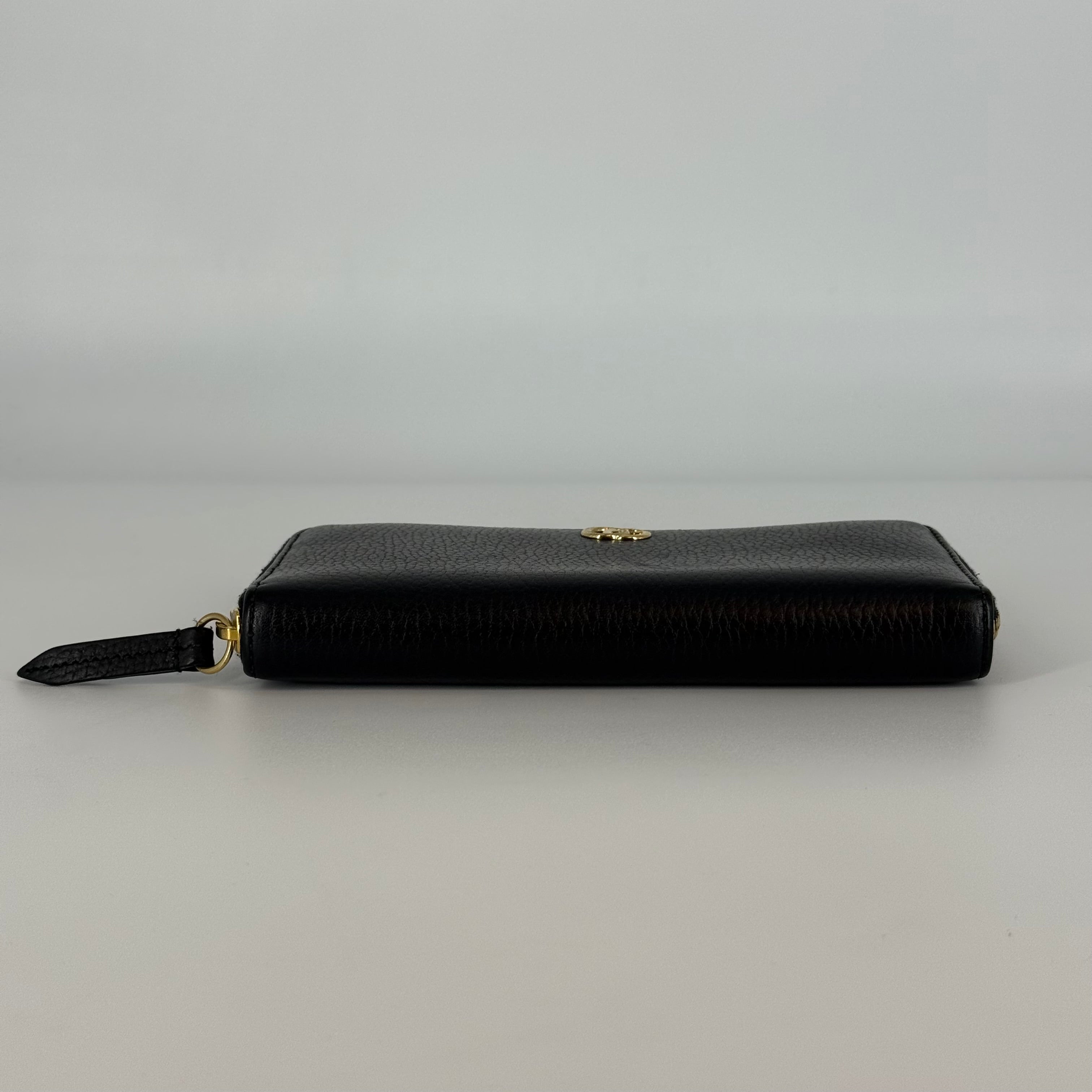 GG Marmont Round Zipper Long Wallet