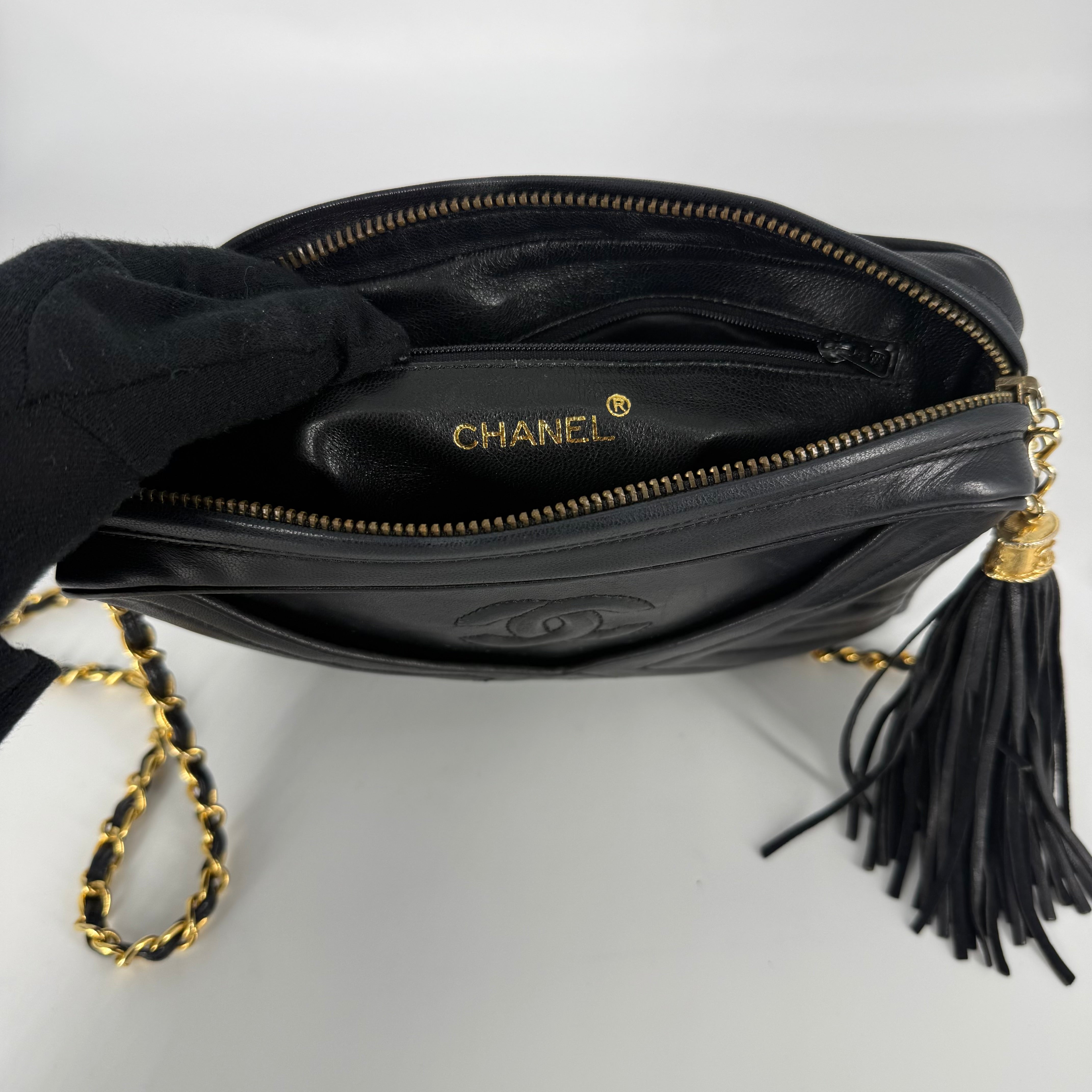Camera Bag – Lambskin 24K-Gold