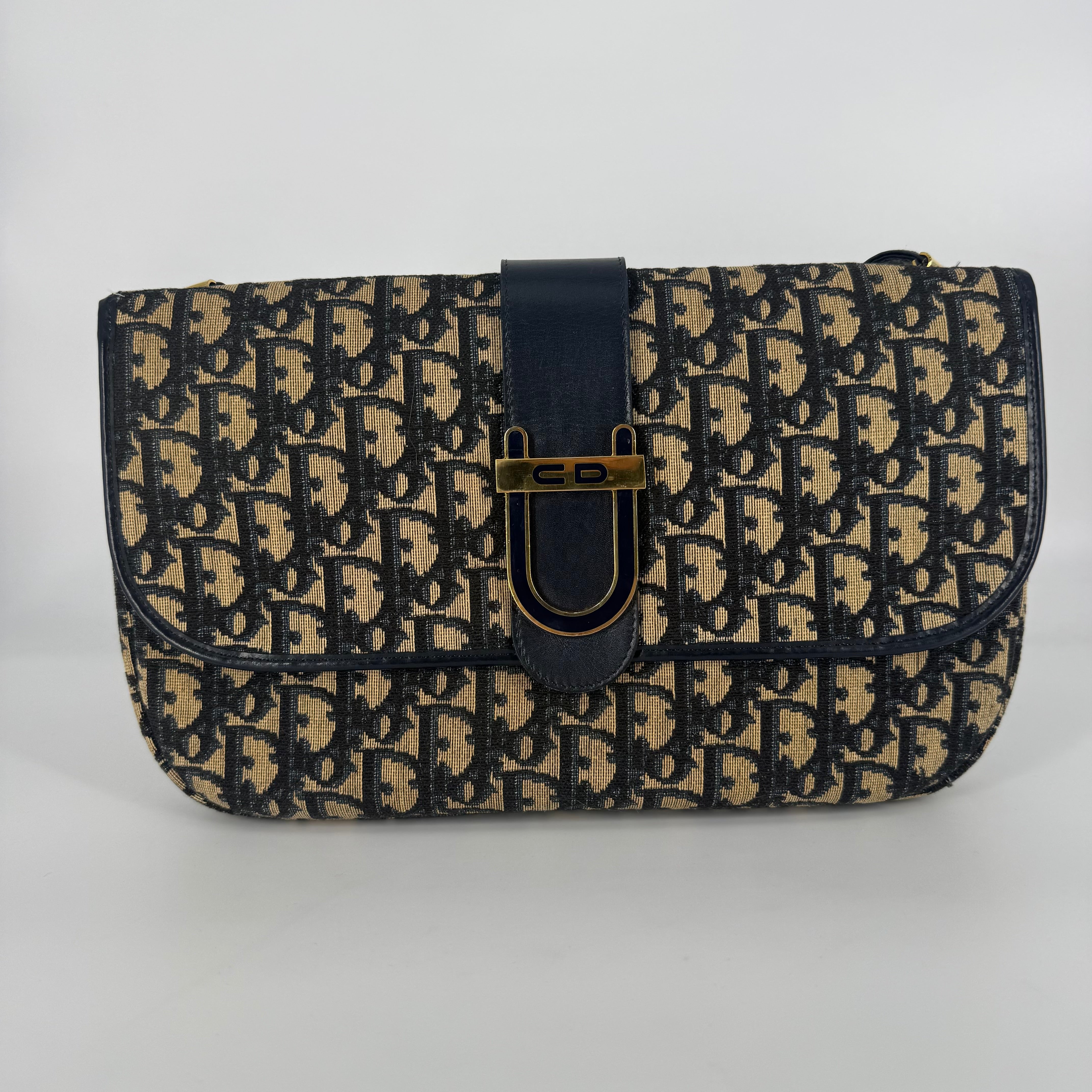 Oblique Jacquard Shoulder Bag