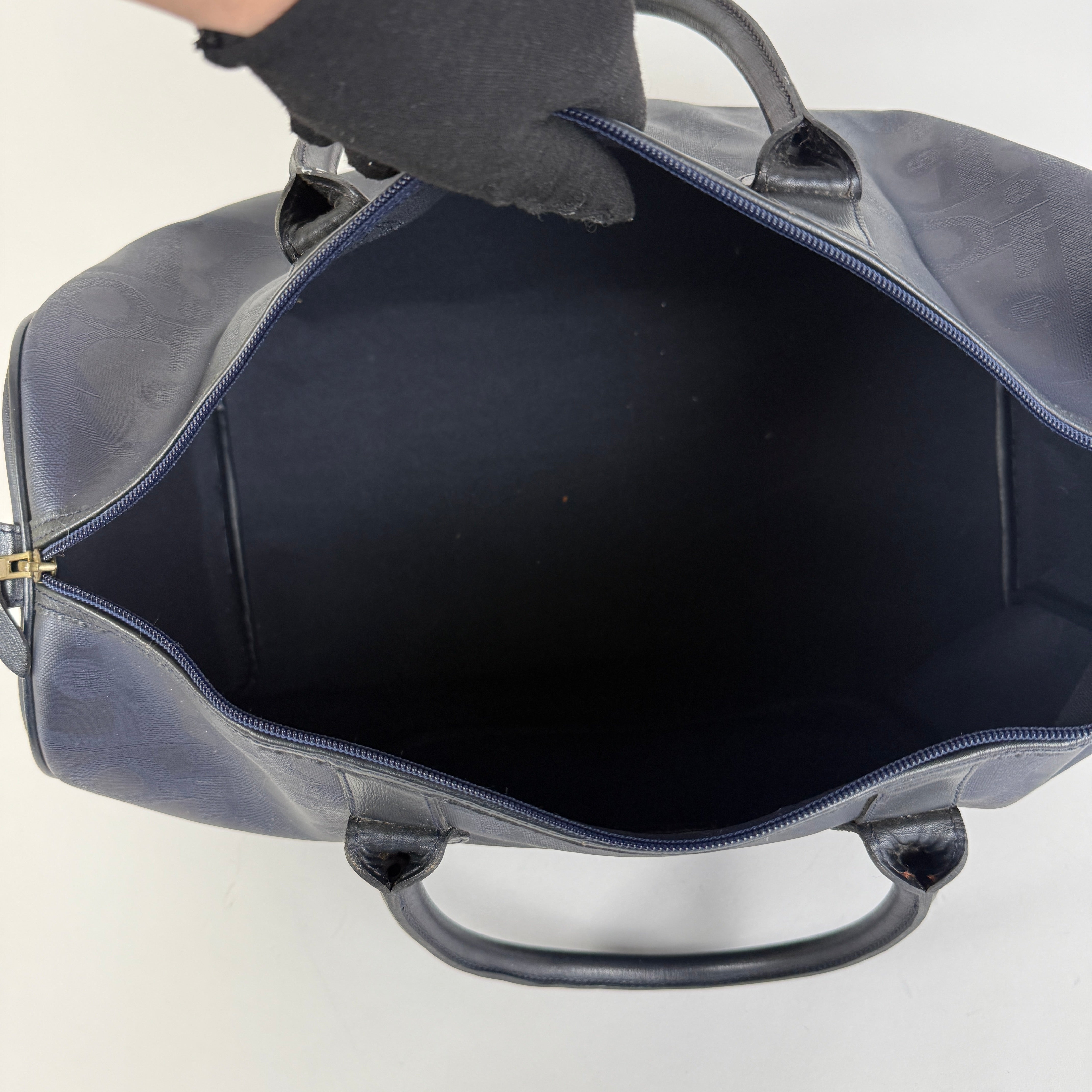 Navy Boston Travel Bag
