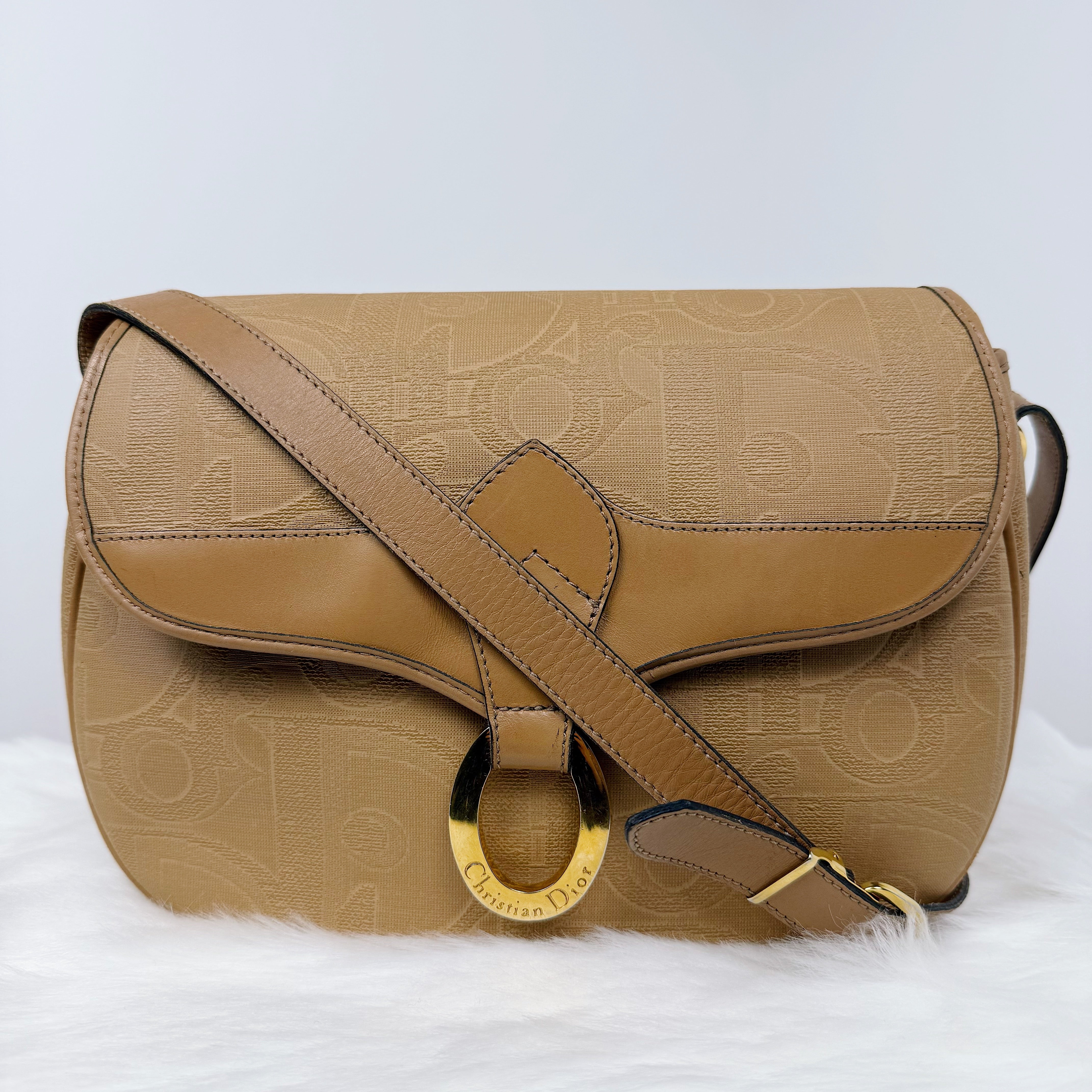 Beige Crossbody Bag