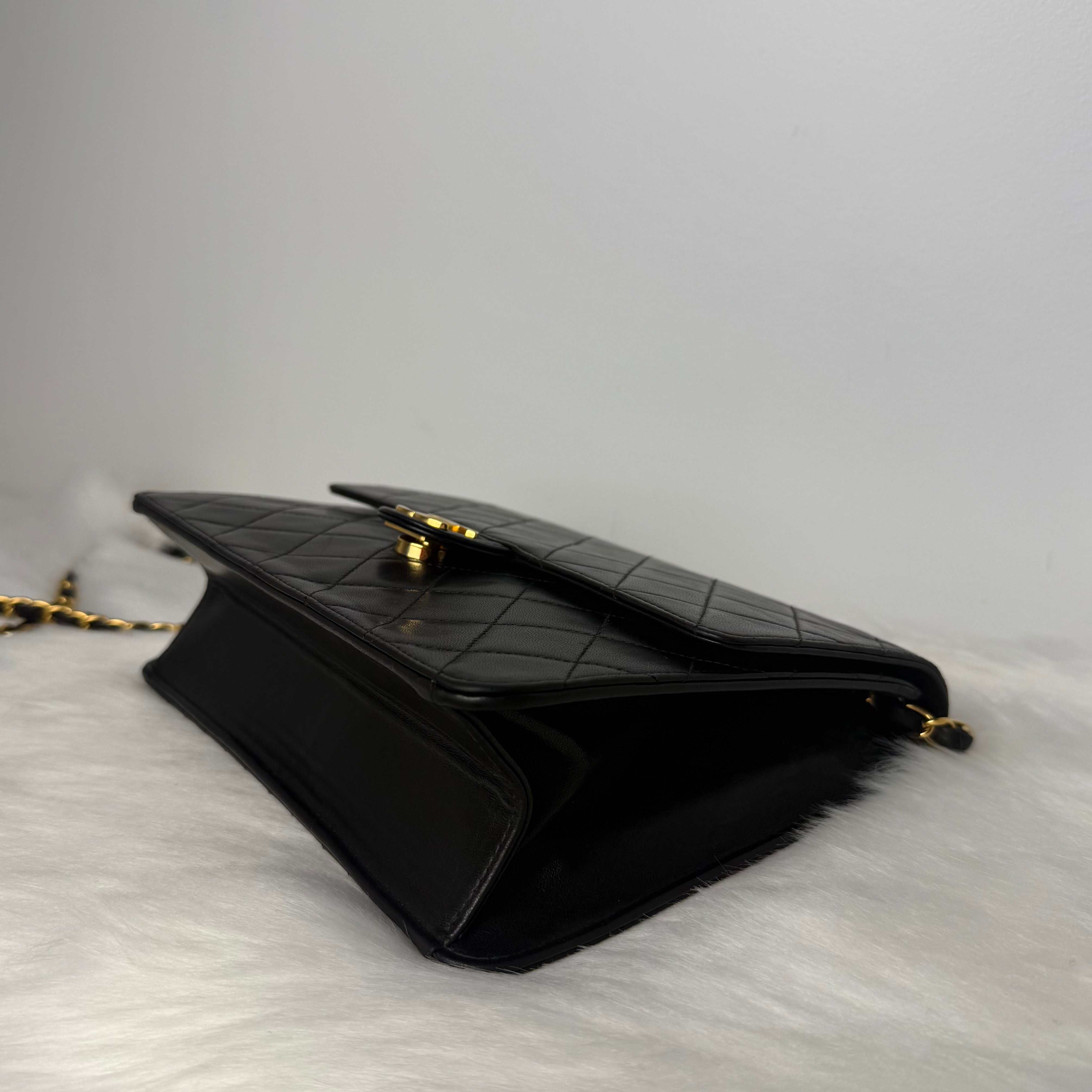 Vintage Flap Bag – 24K Gold
