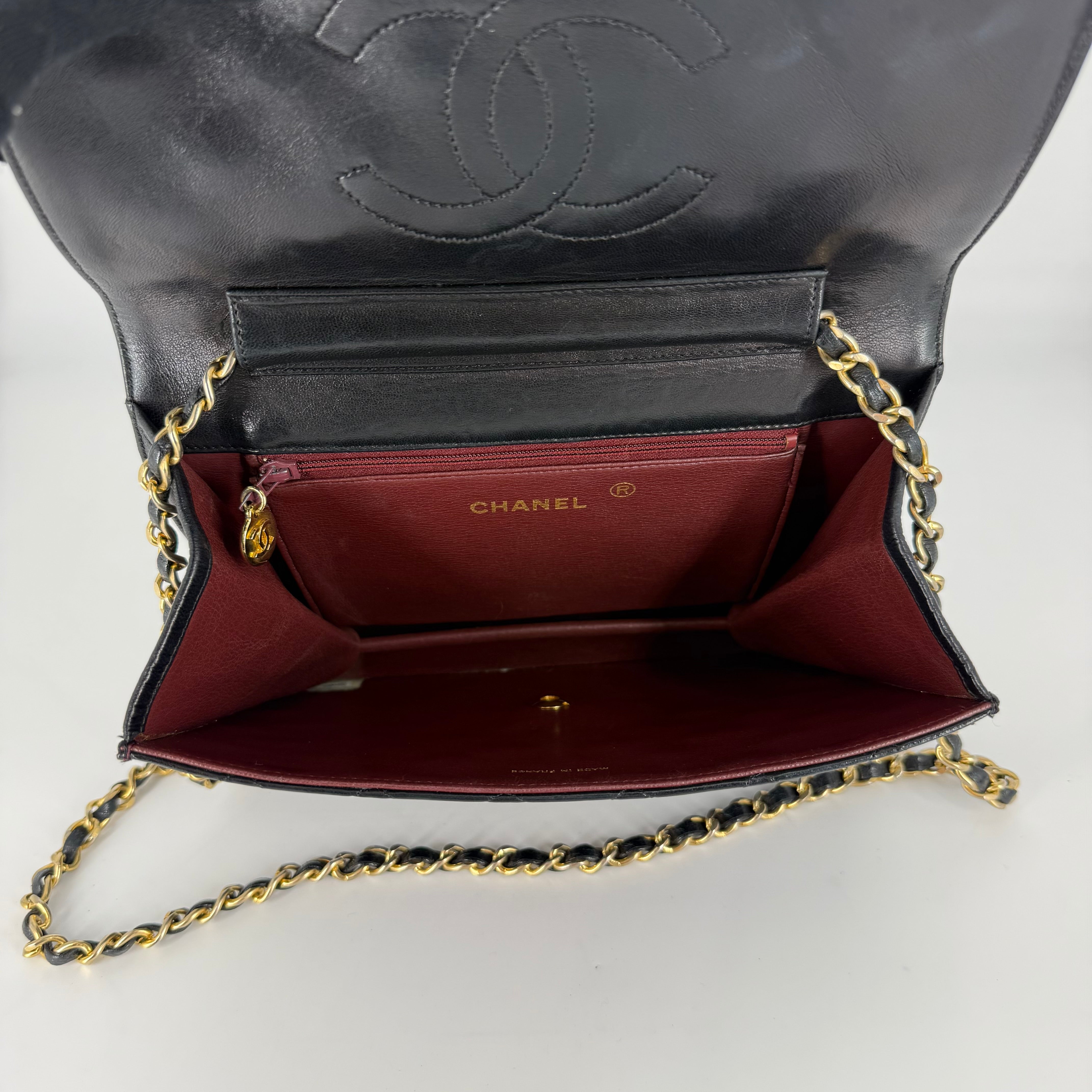 Vintage Flap Bag 24K Gold