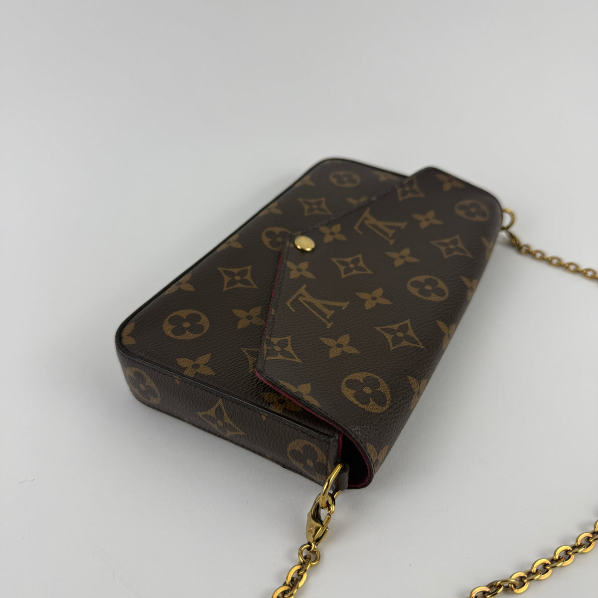 Pochette Félicie — Monogram Canvas — Gold-Tone Hardware