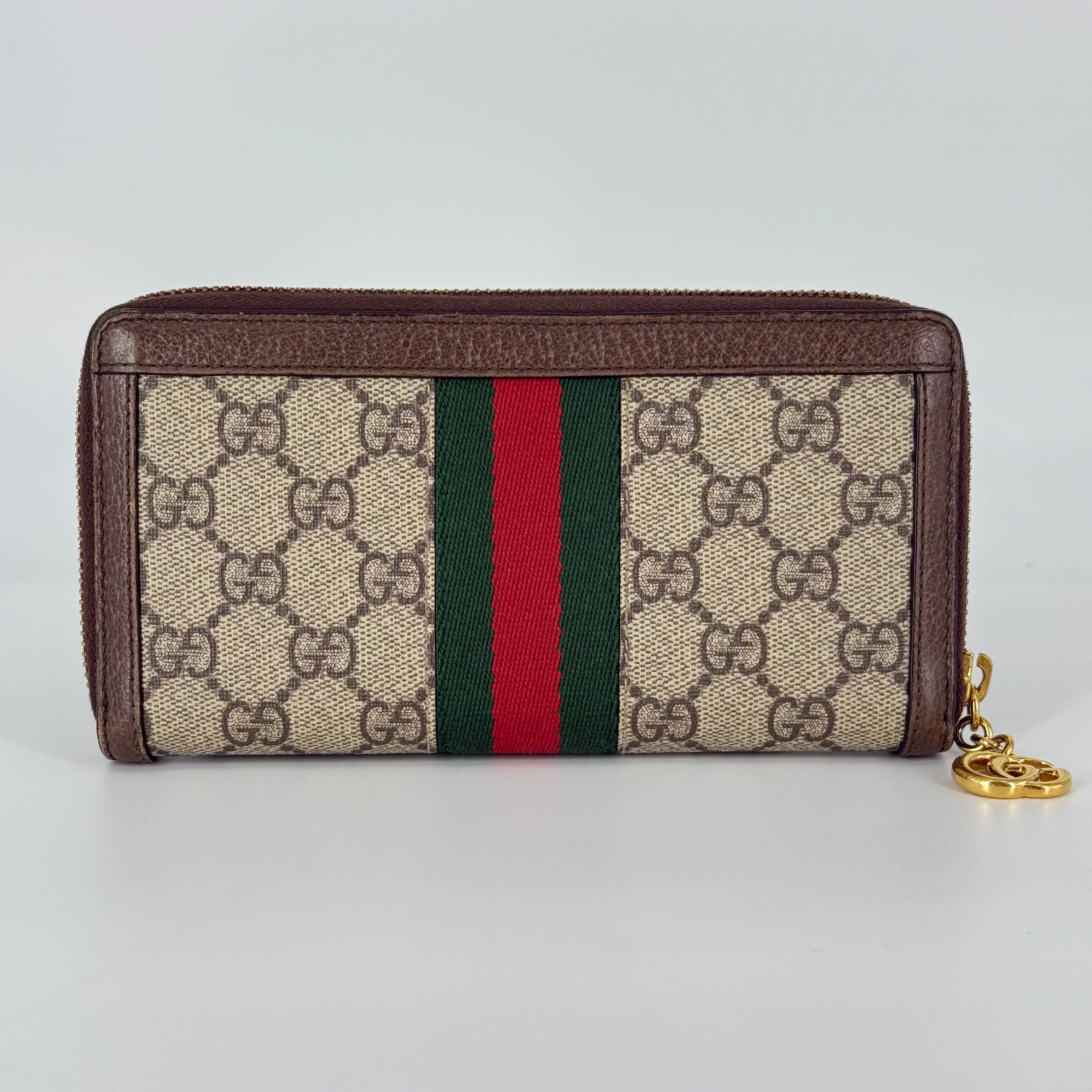Ophidia GG Supreme Zip-Around Wallet