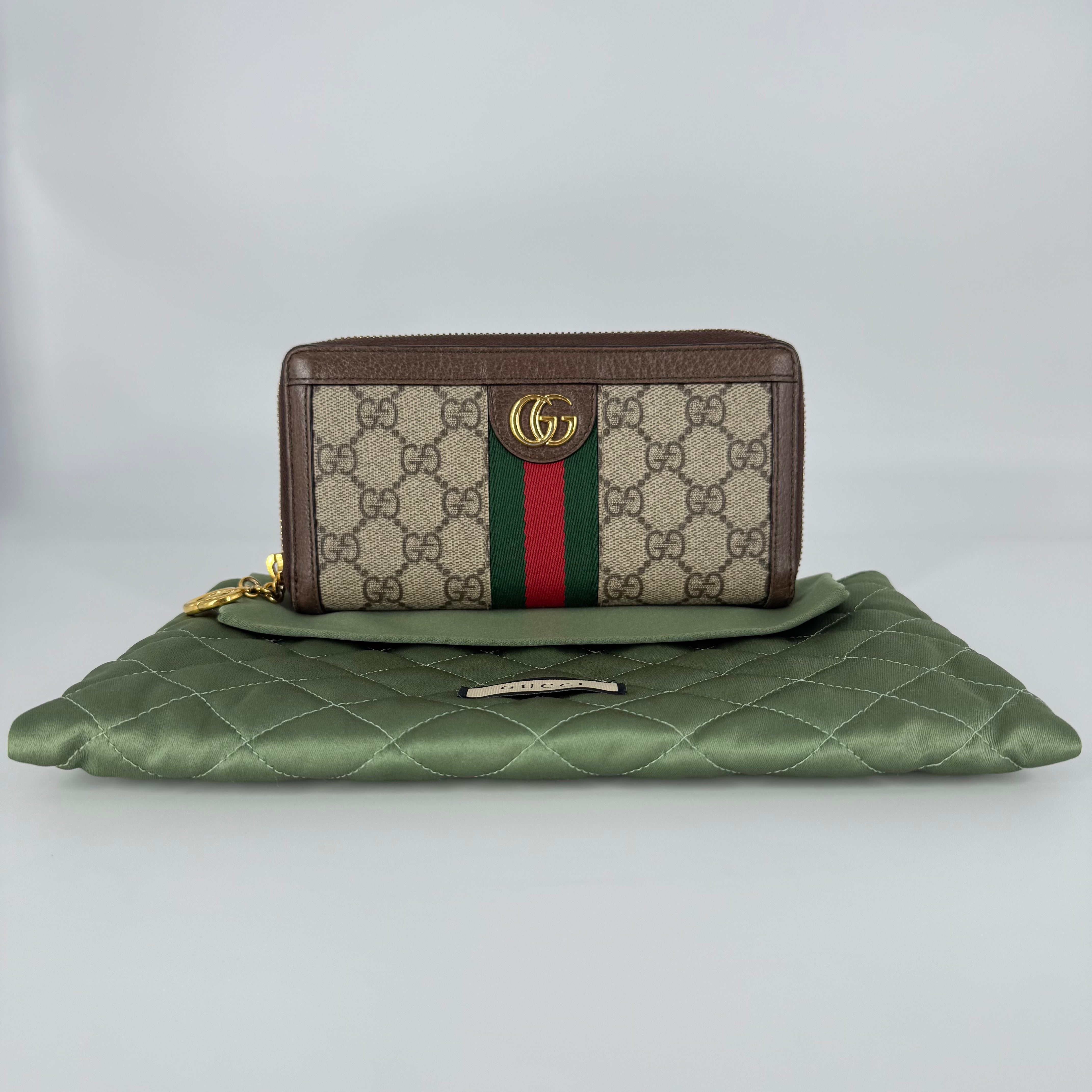 Ophidia GG Supreme Zip-Around Wallet