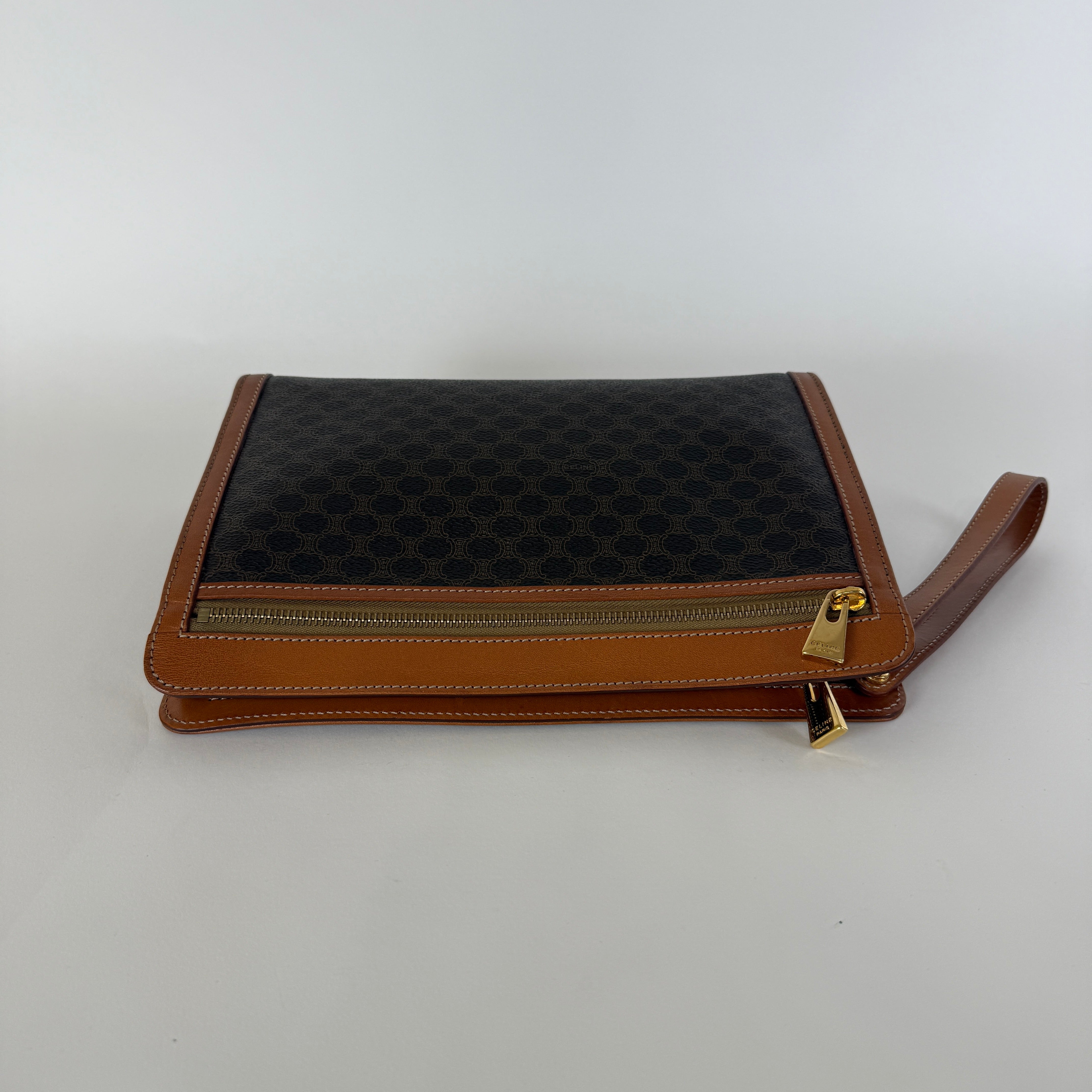 Macadam Wristlet Pouch — Triomphe Canvas