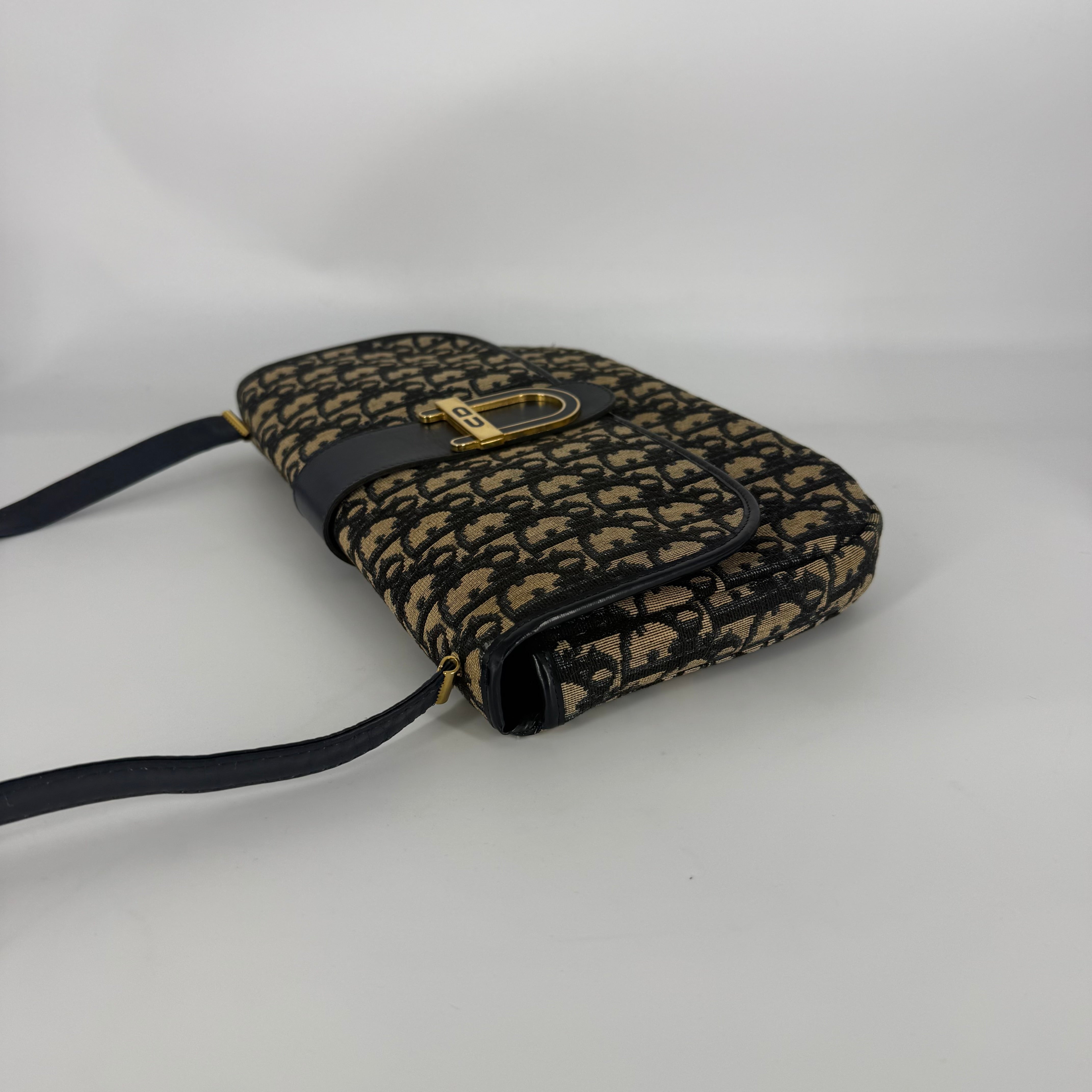 Oblique Jacquard Shoulder Bag