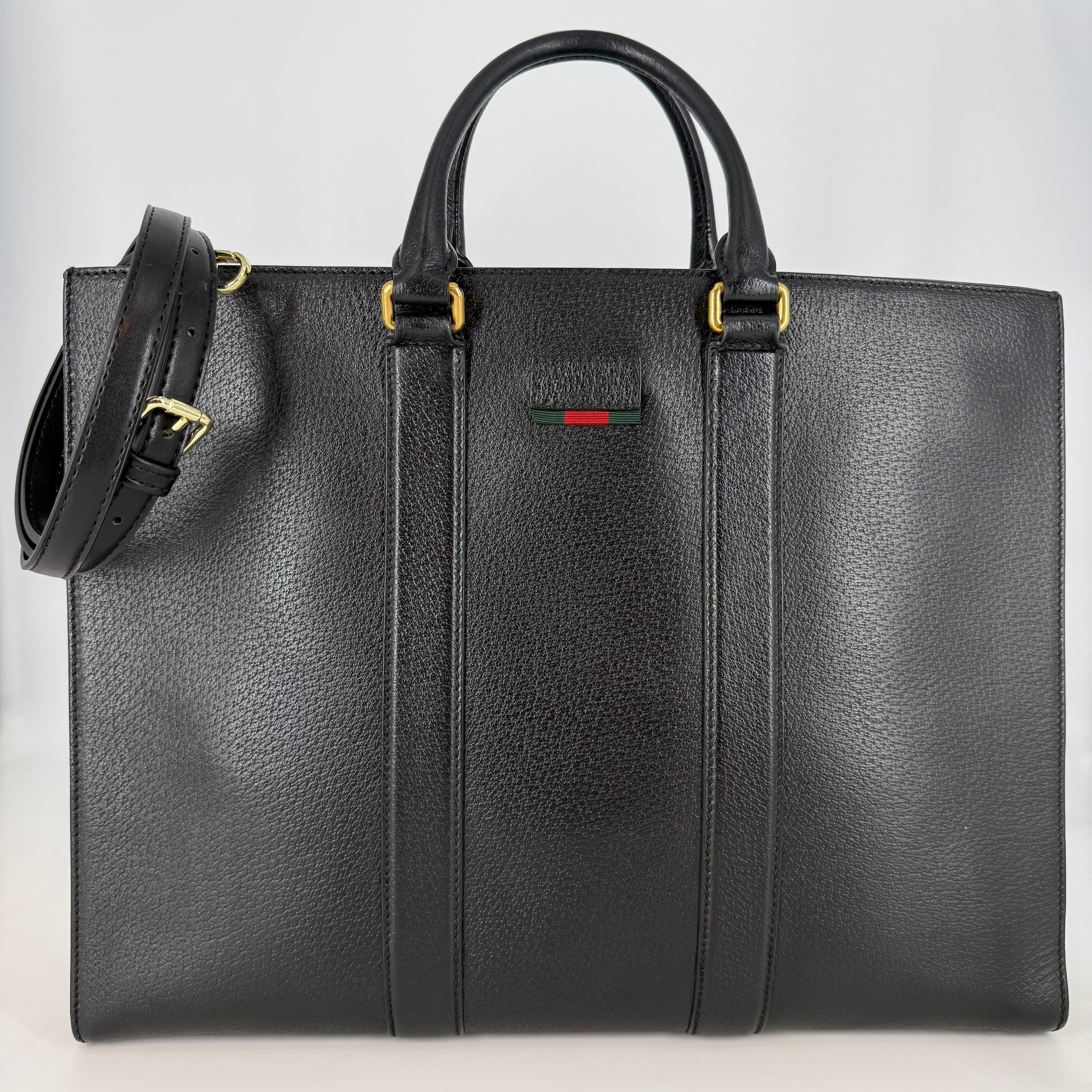 Black Leather Briefcase