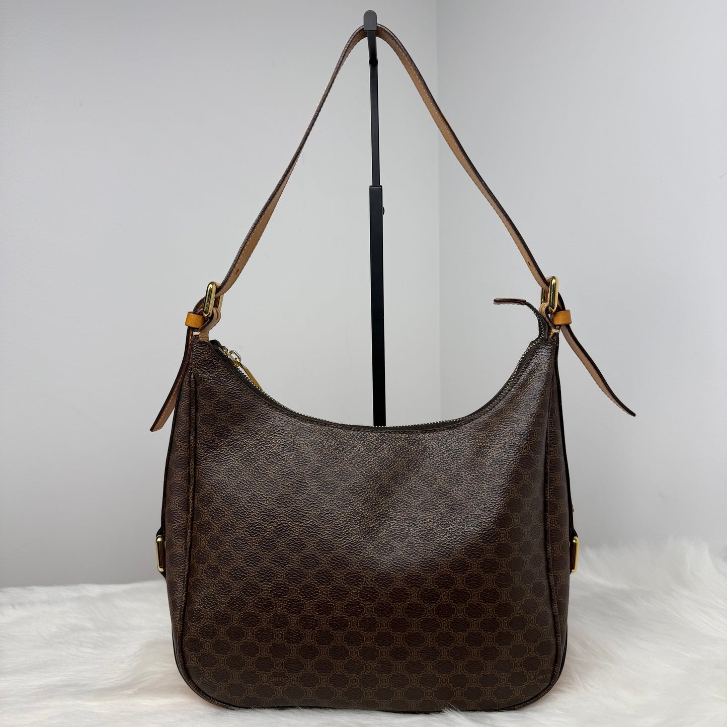 CÉLINE Macadam Shoulder Bag