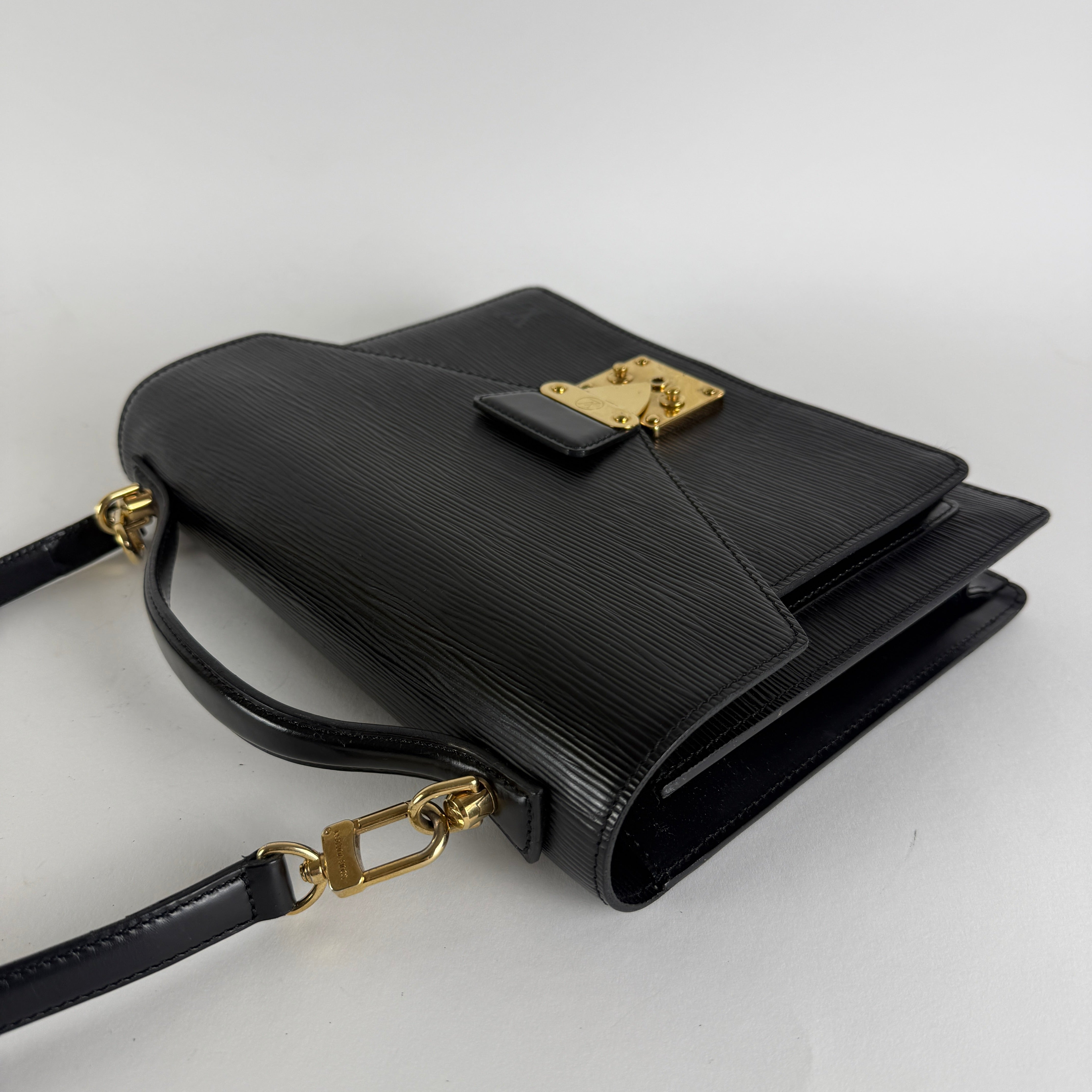 Monceau 28 — Black Epi Leather