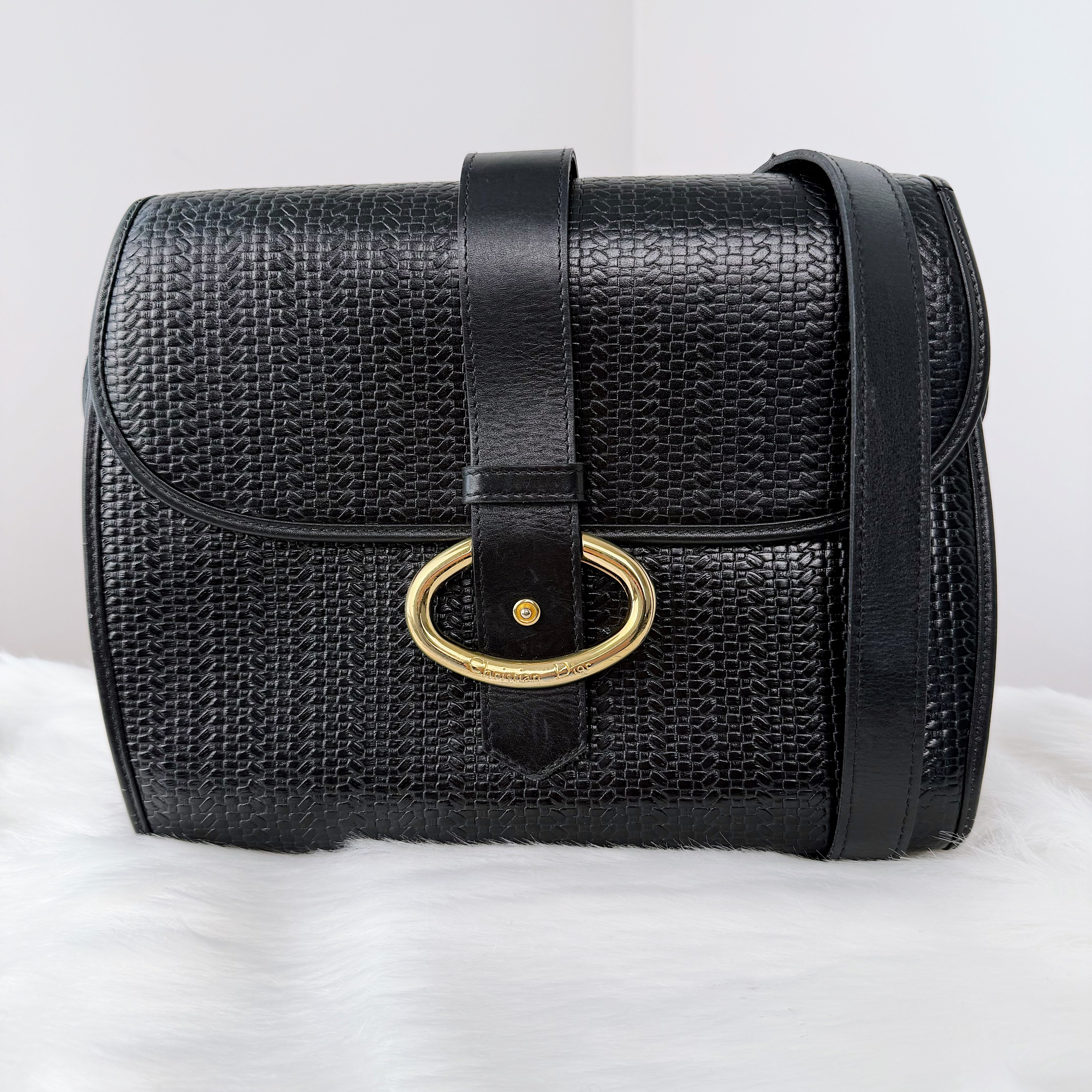 Woven Leather Bag