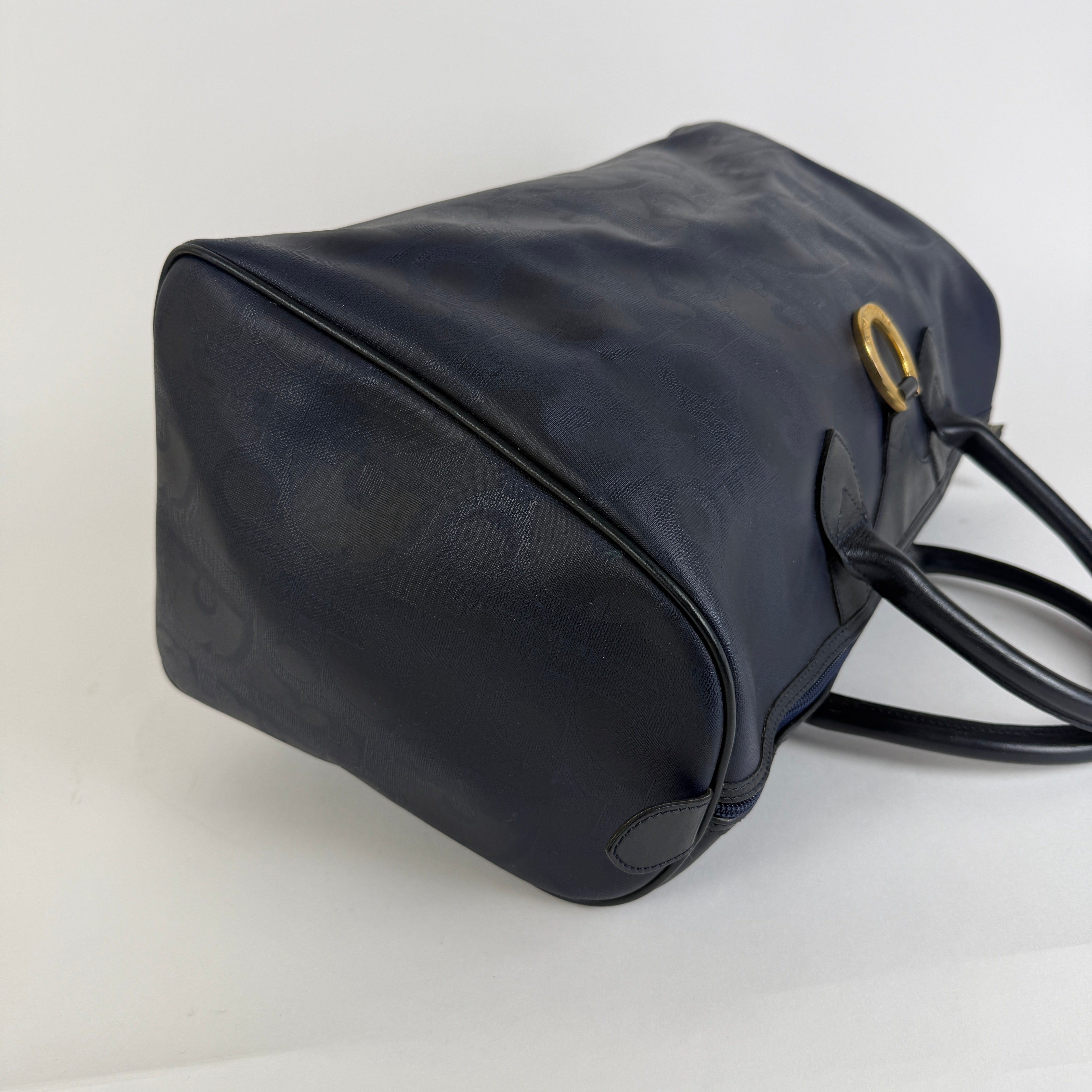 Navy Boston Travel Bag