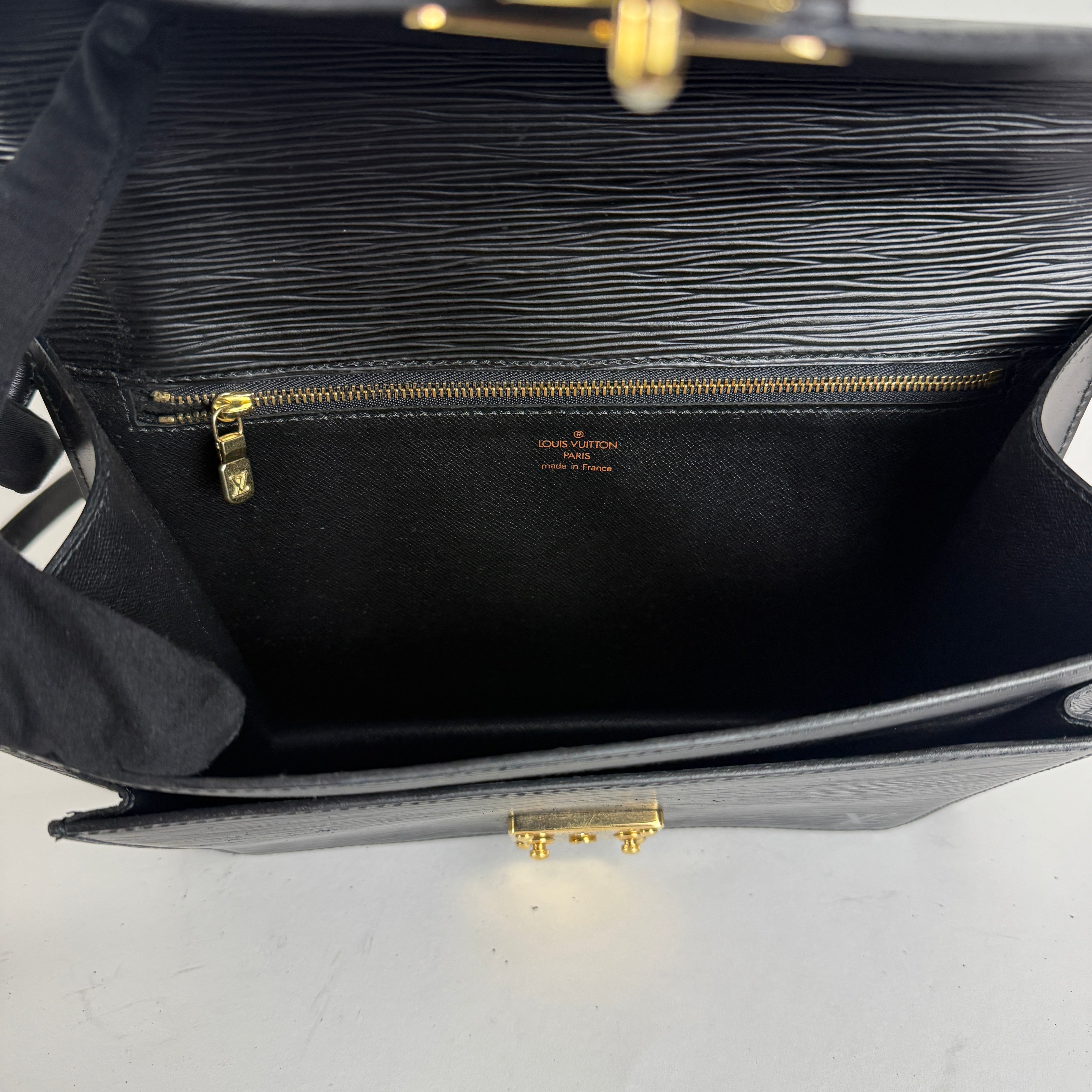 Monceau 28 — Black Epi Leather