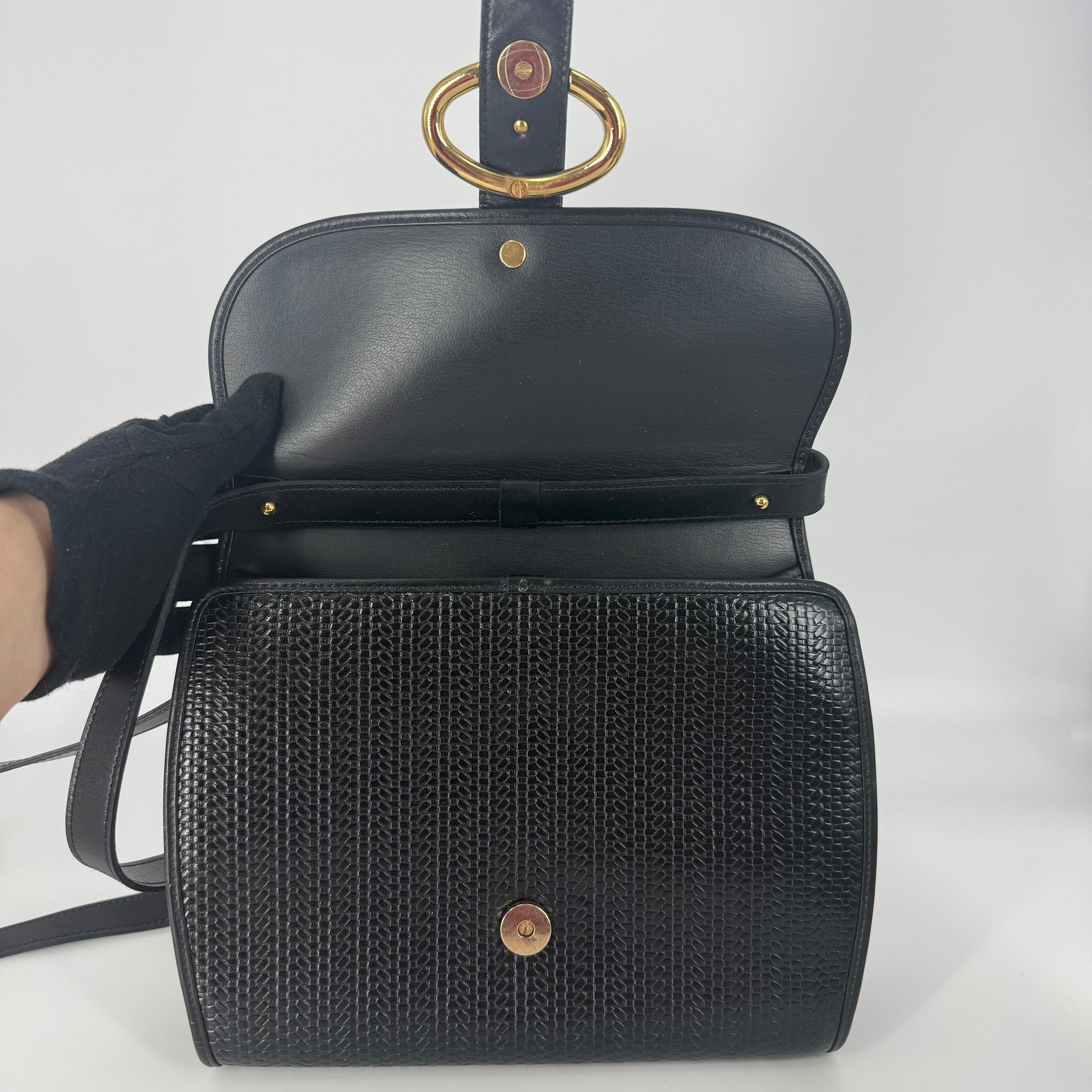 Woven Leather Bag