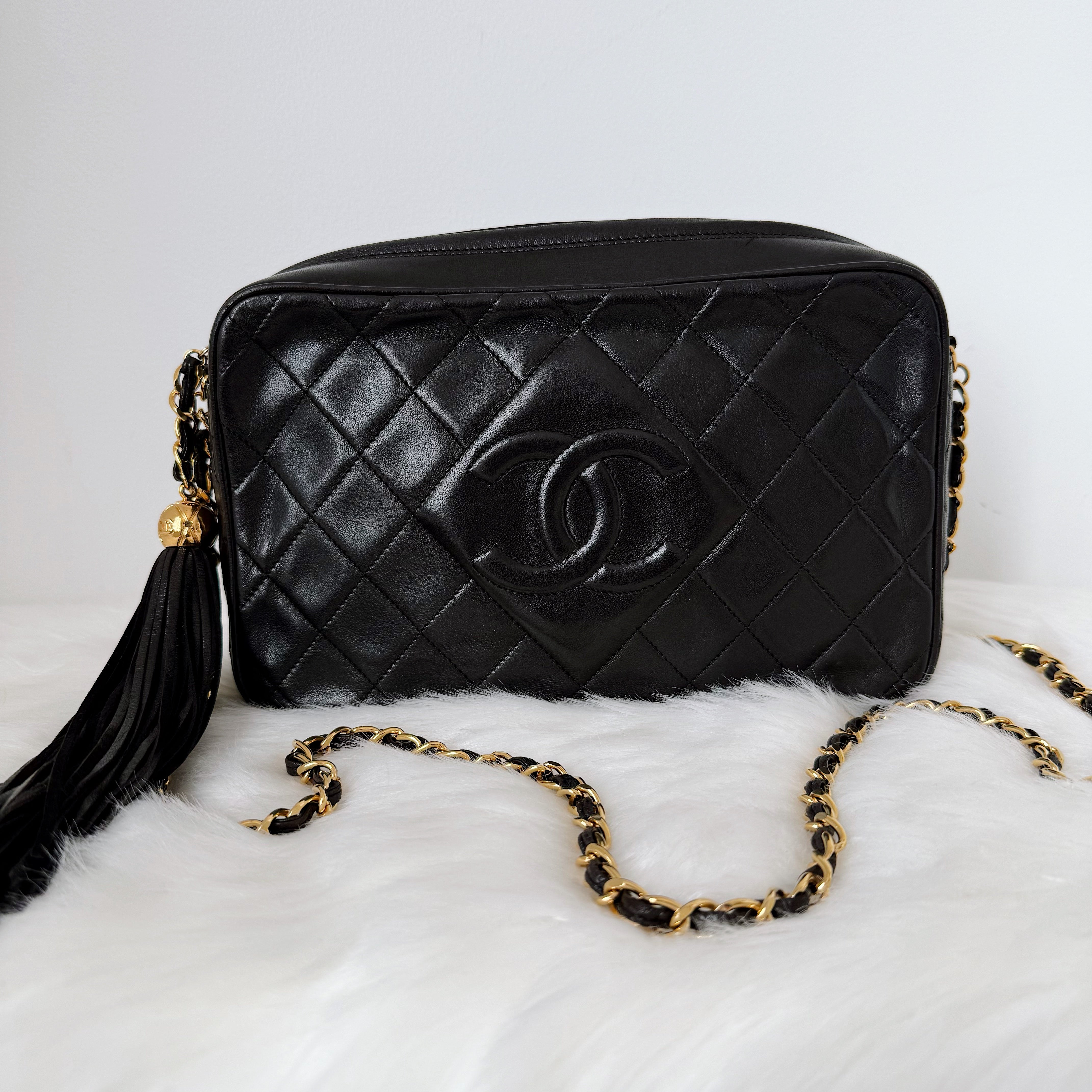 Vintage 24-Karat Gold Camera Bag