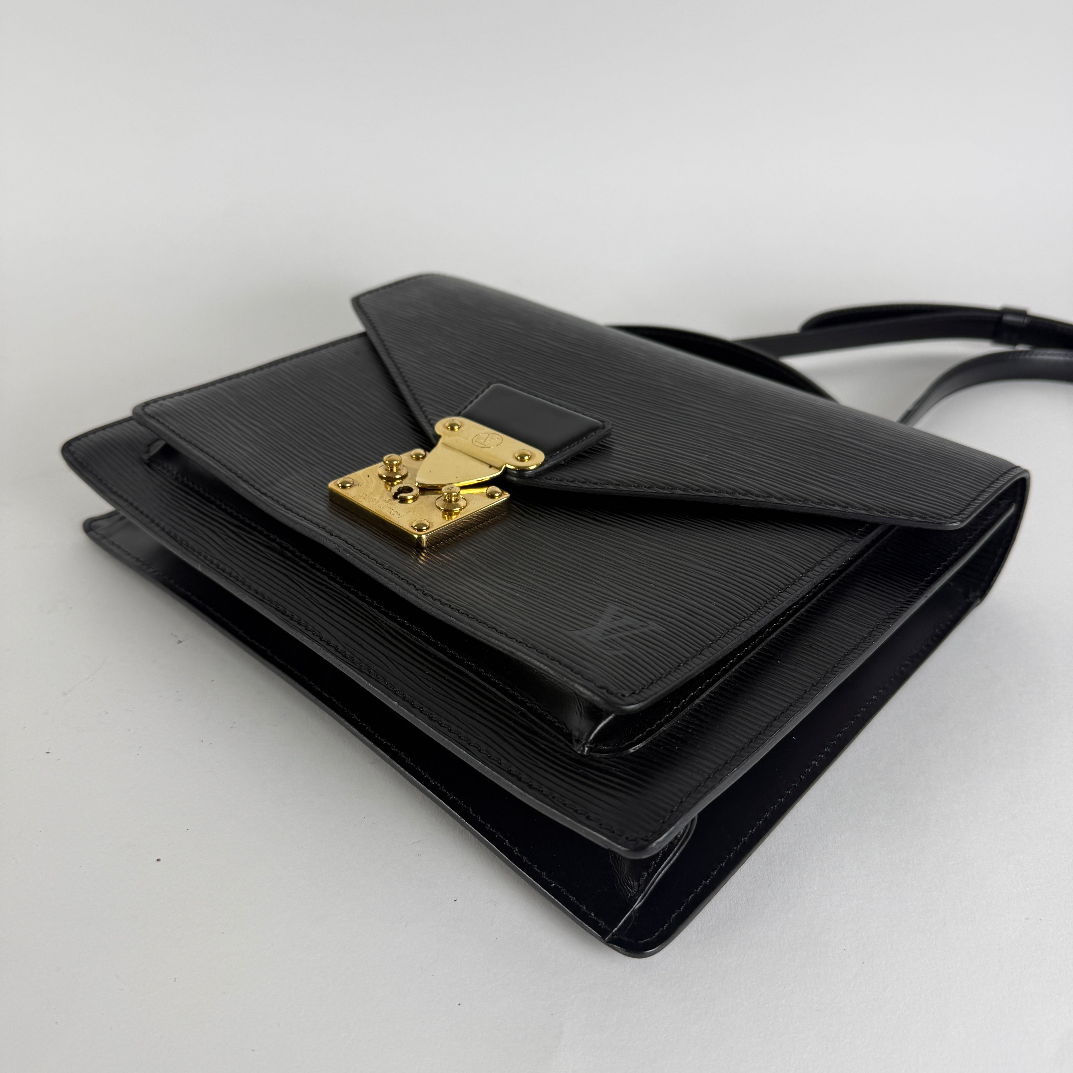 Monceau 28 — Black Epi Leather