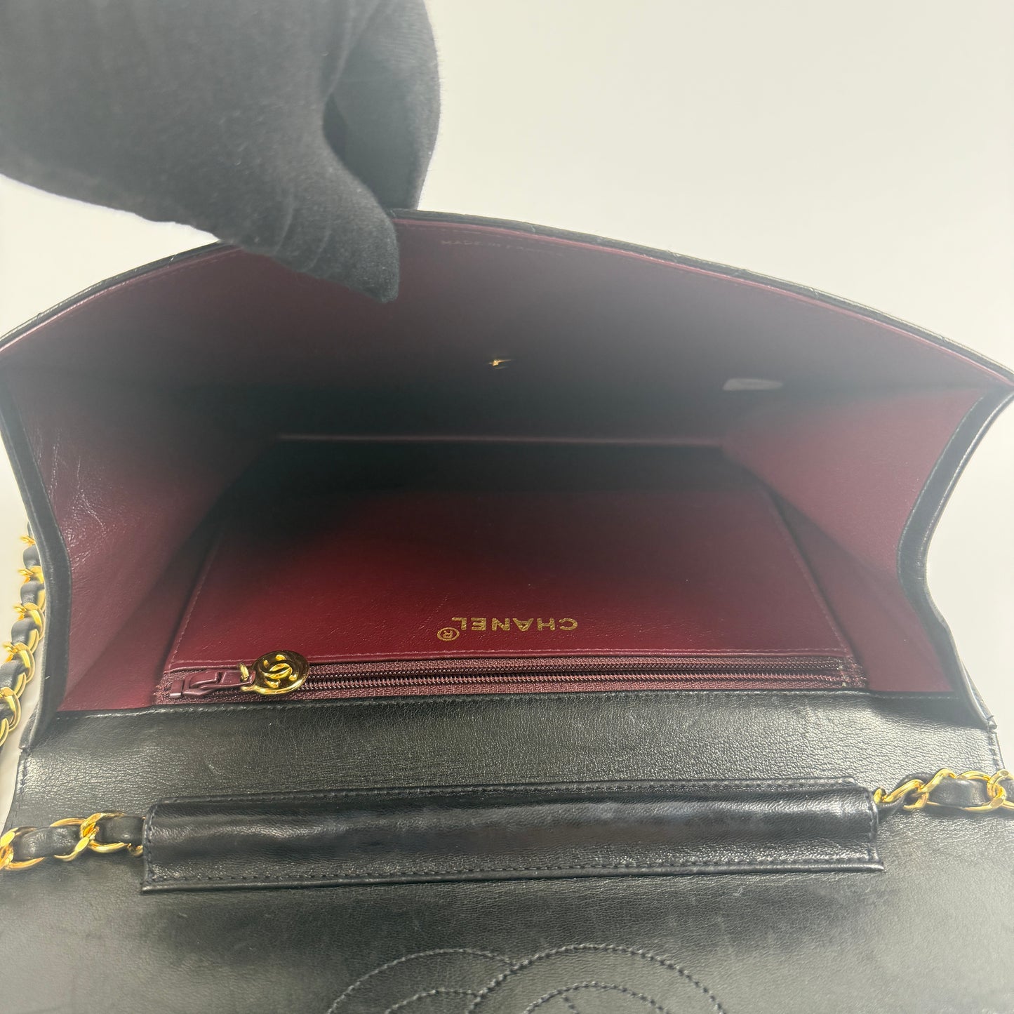 CHANEL Vintage Single Flap — 24K Gold-Plated