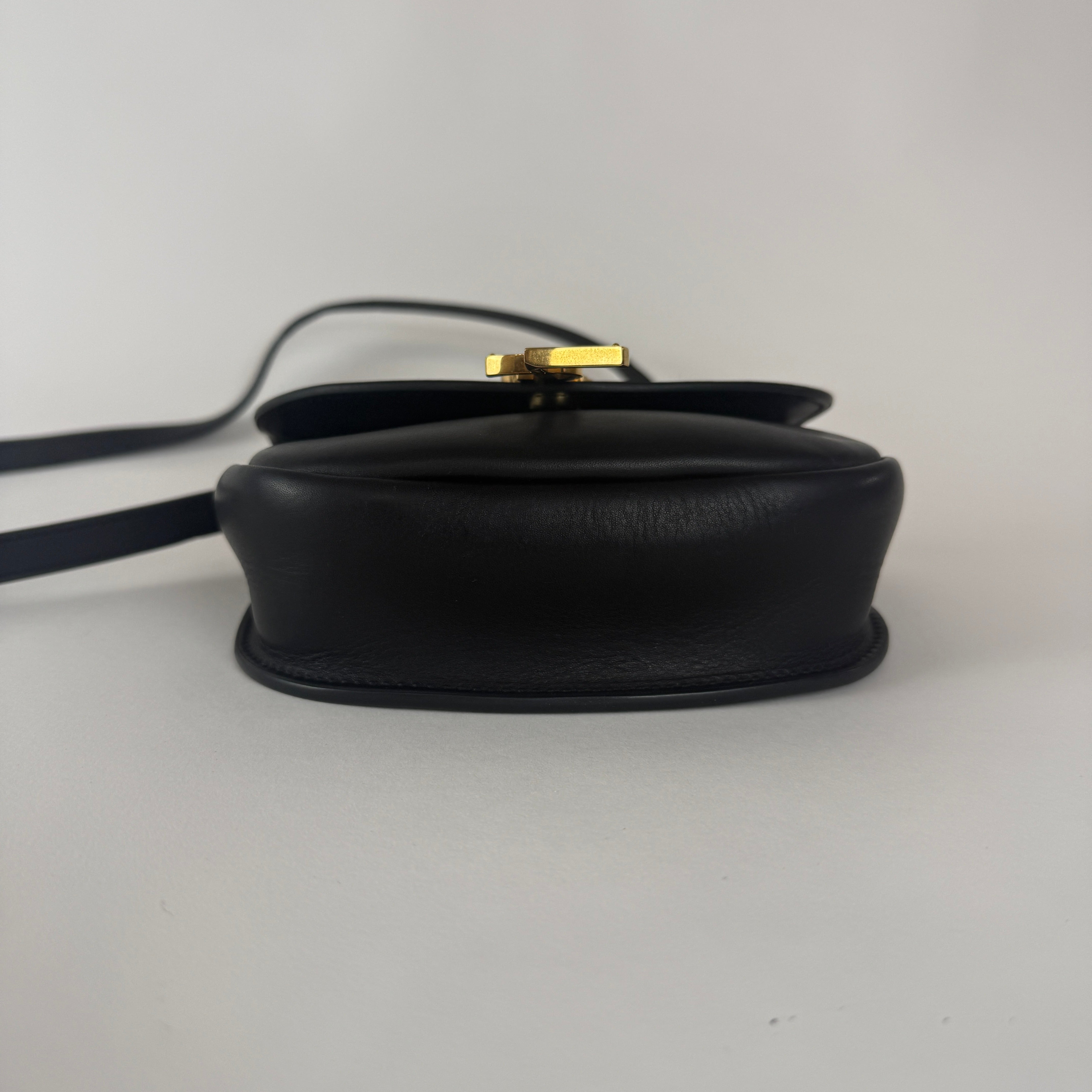 Kaia Small Crossbody Bag — Black Leather