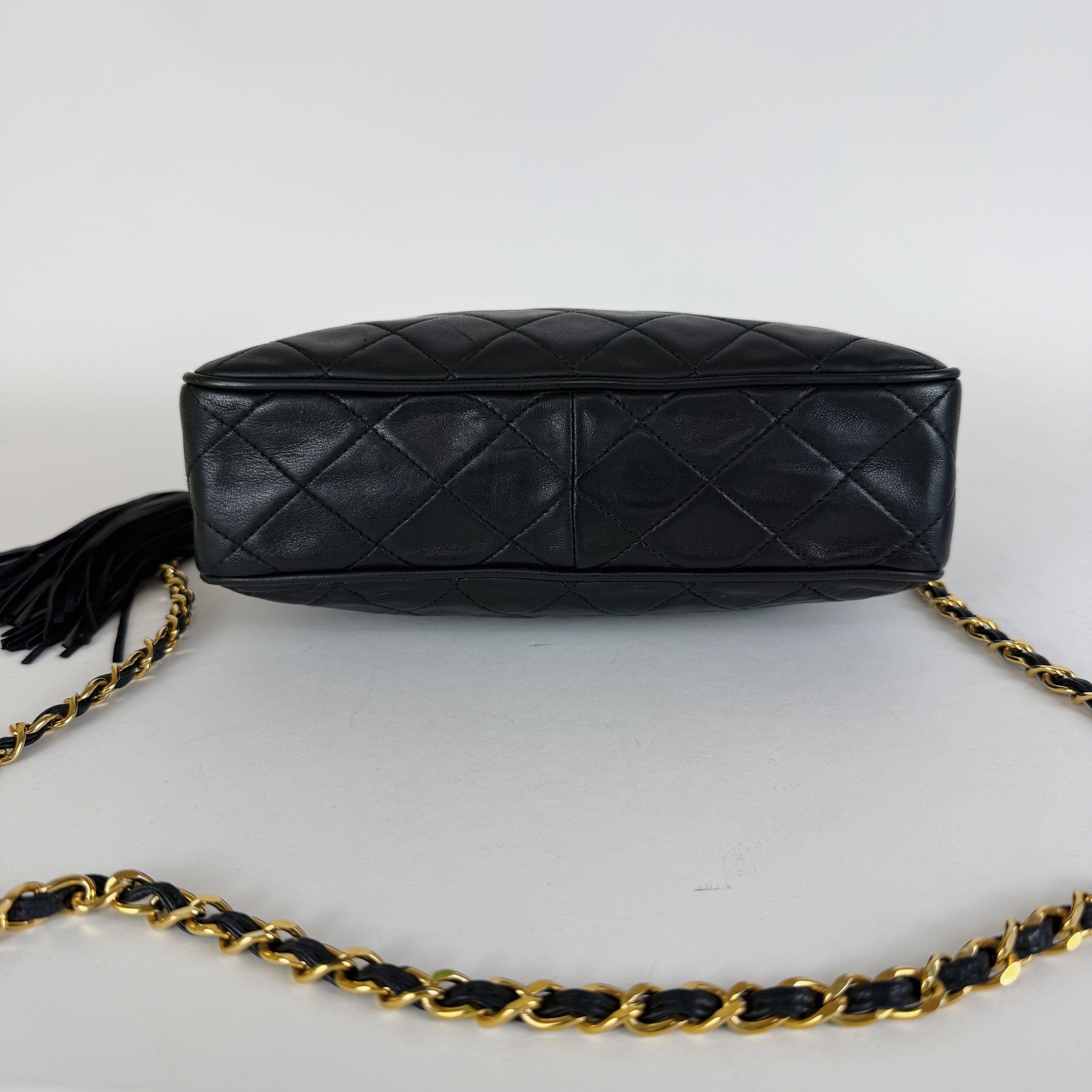 Vintage Camera Bag — 24K Gold Hardware