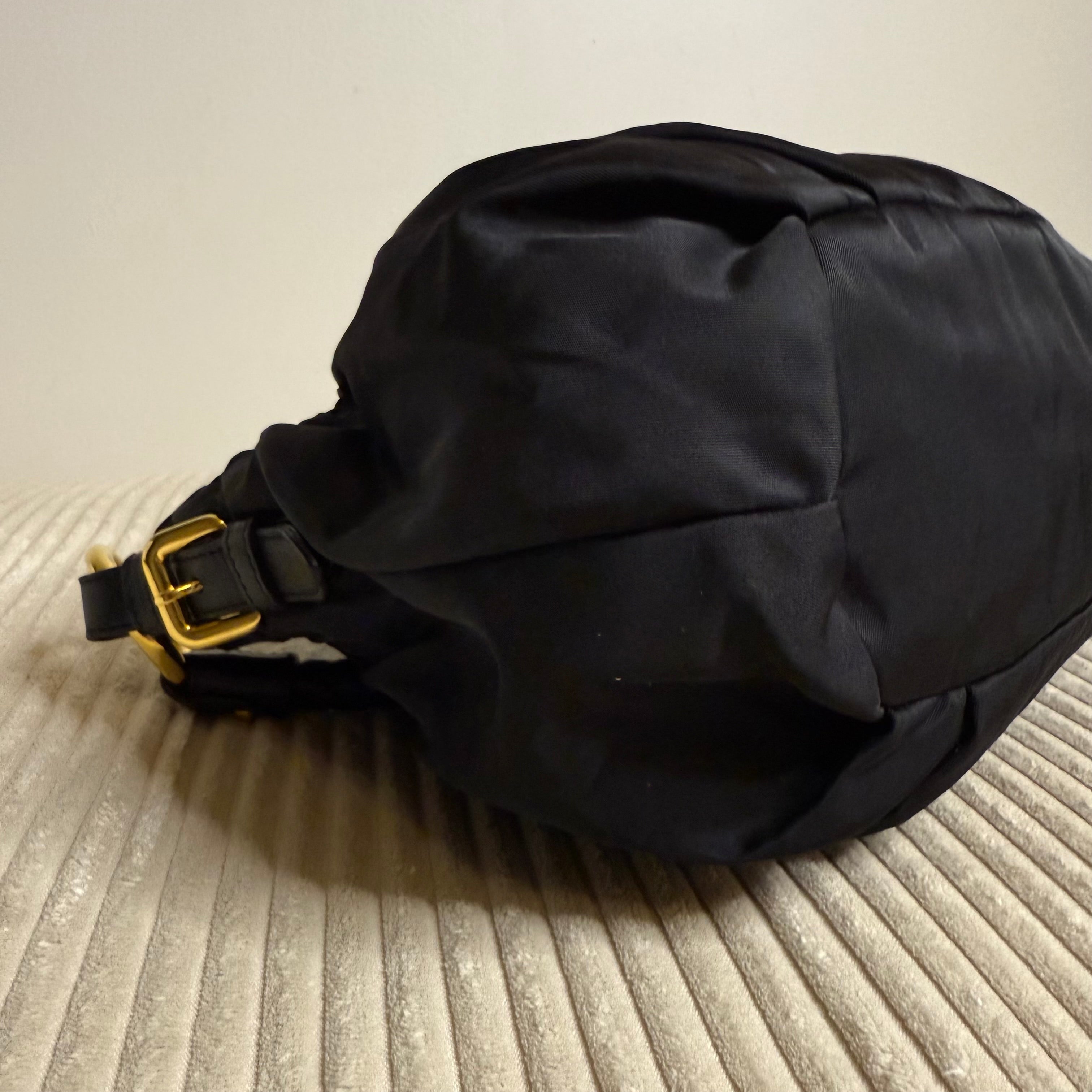 Black Tessuto Shoulder Bag