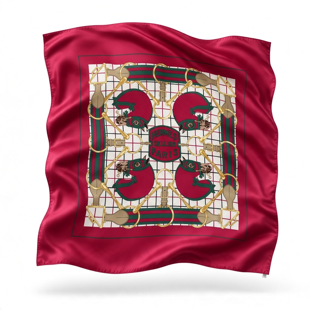 Sellier Paris Silk Scarf