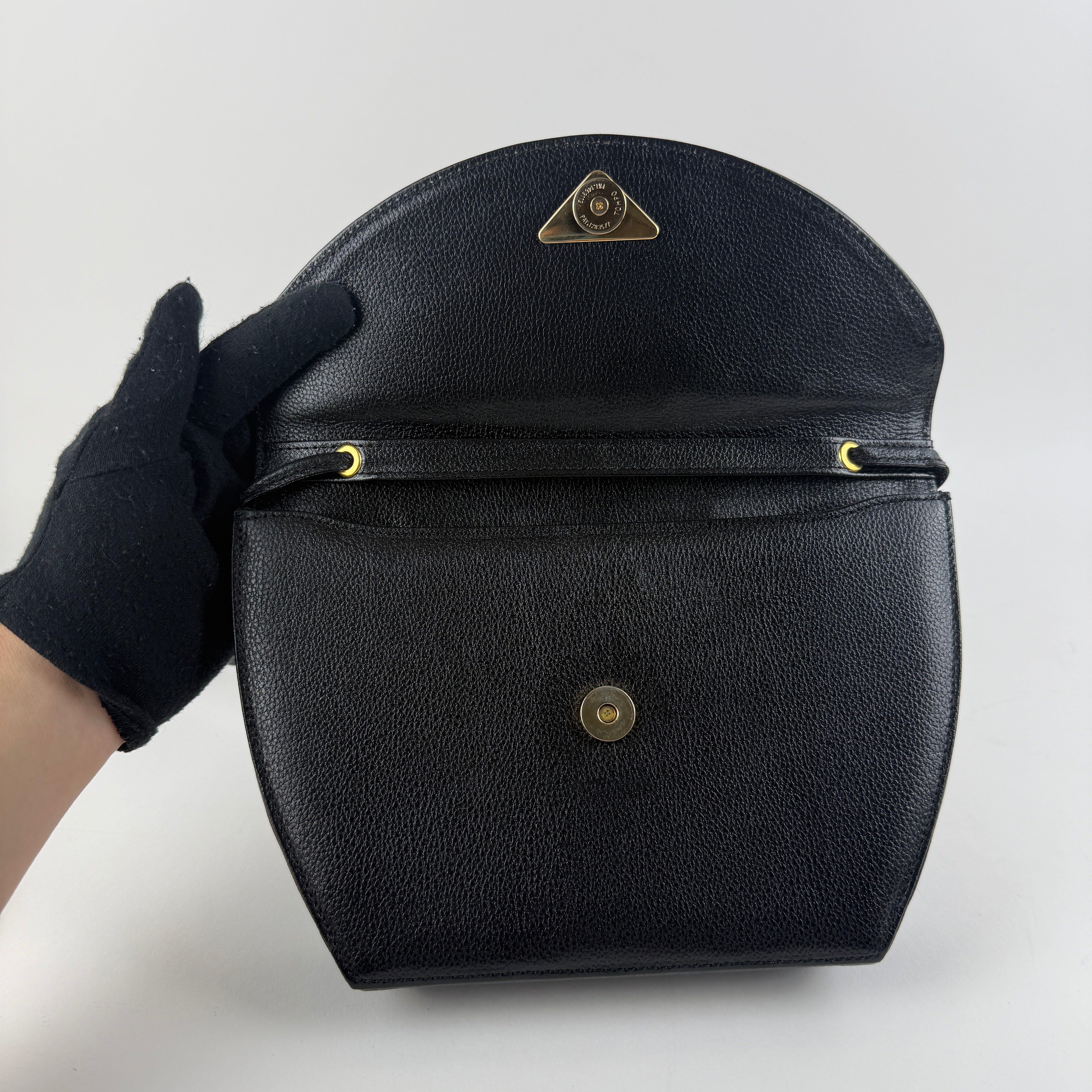 Vintage Black Crossbody Bag
