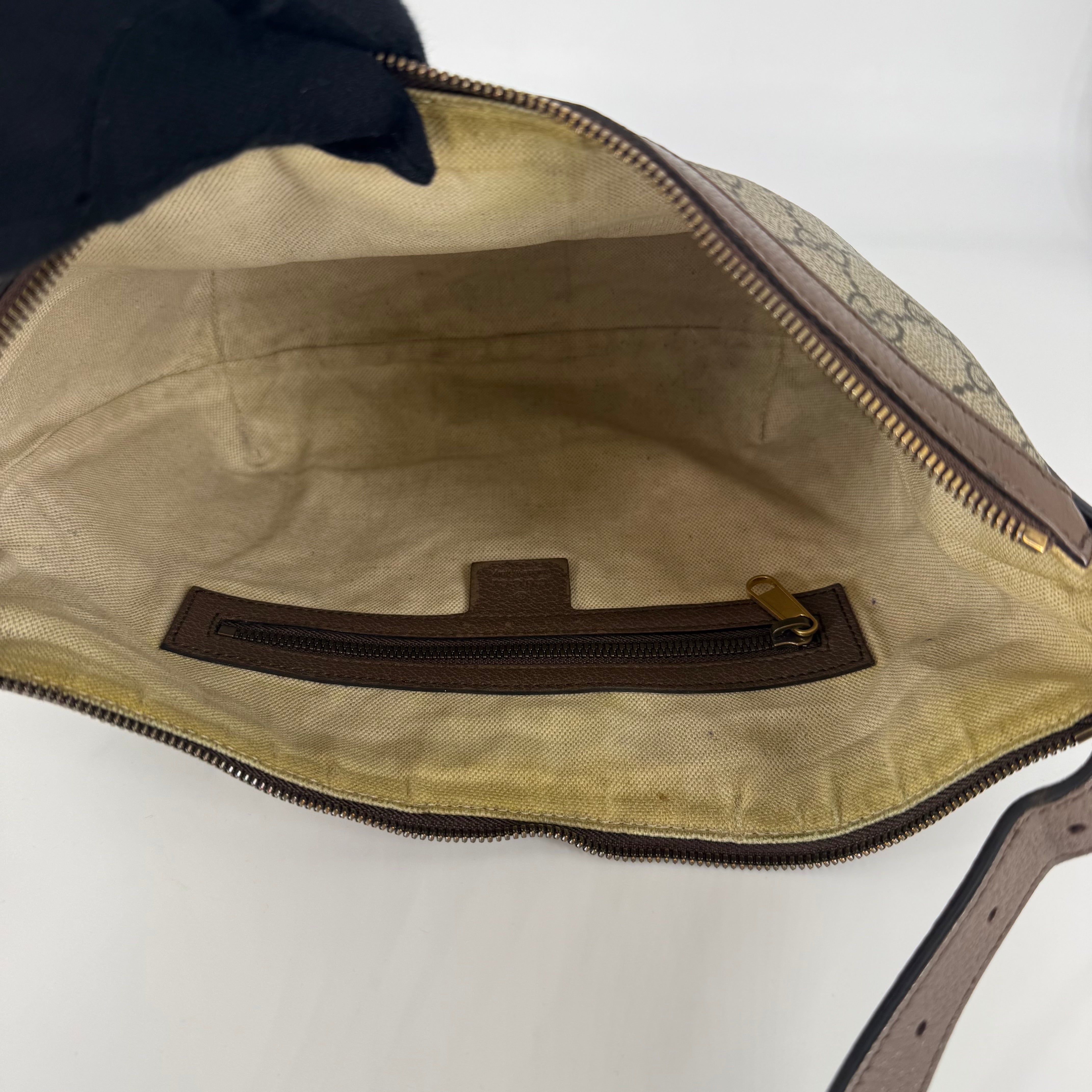 Ophidia GG Half Moon Hobo Crossbody Bag