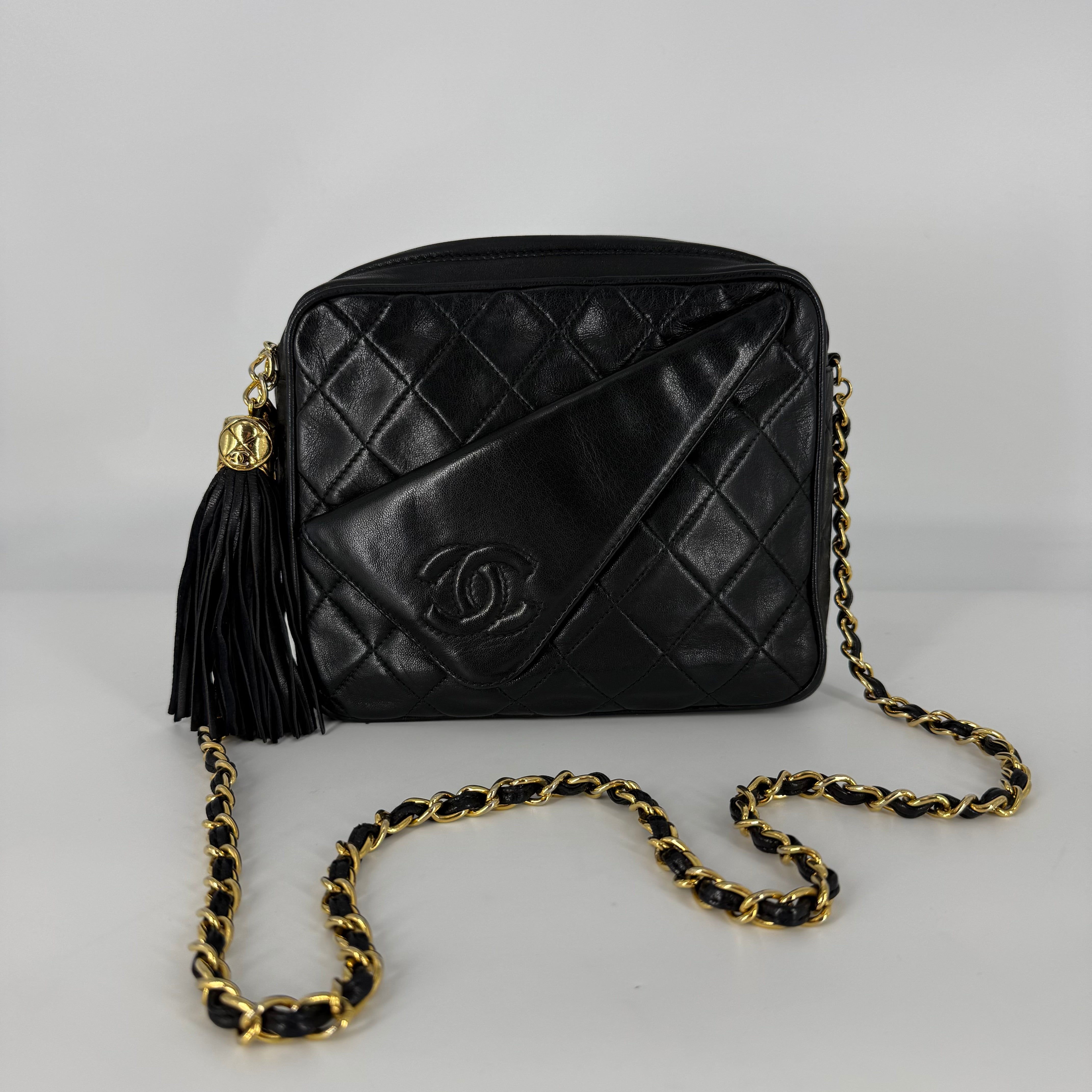 Vintage 24-Karat Gold Camera Bag