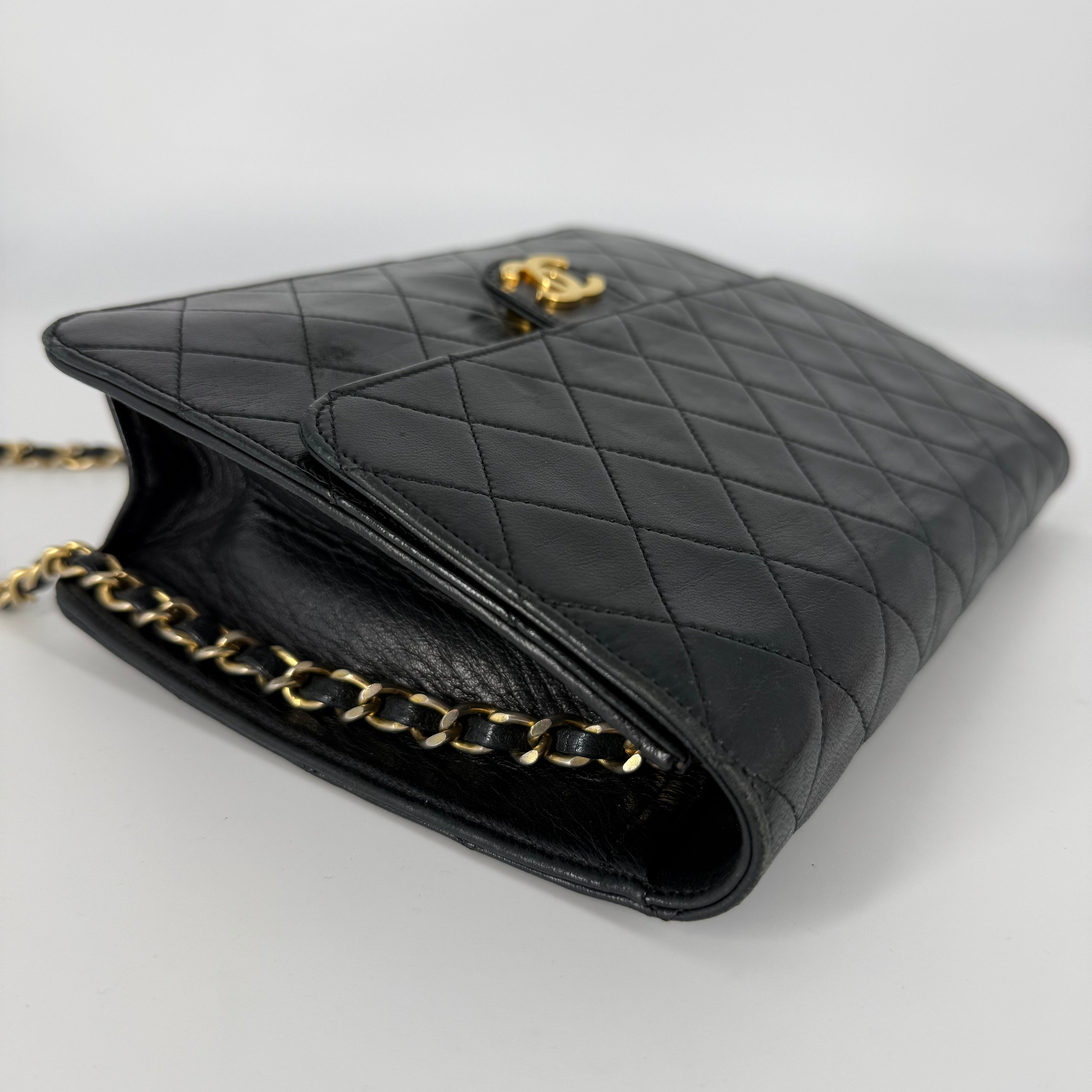 Vintage Flap Bag 24K Gold
