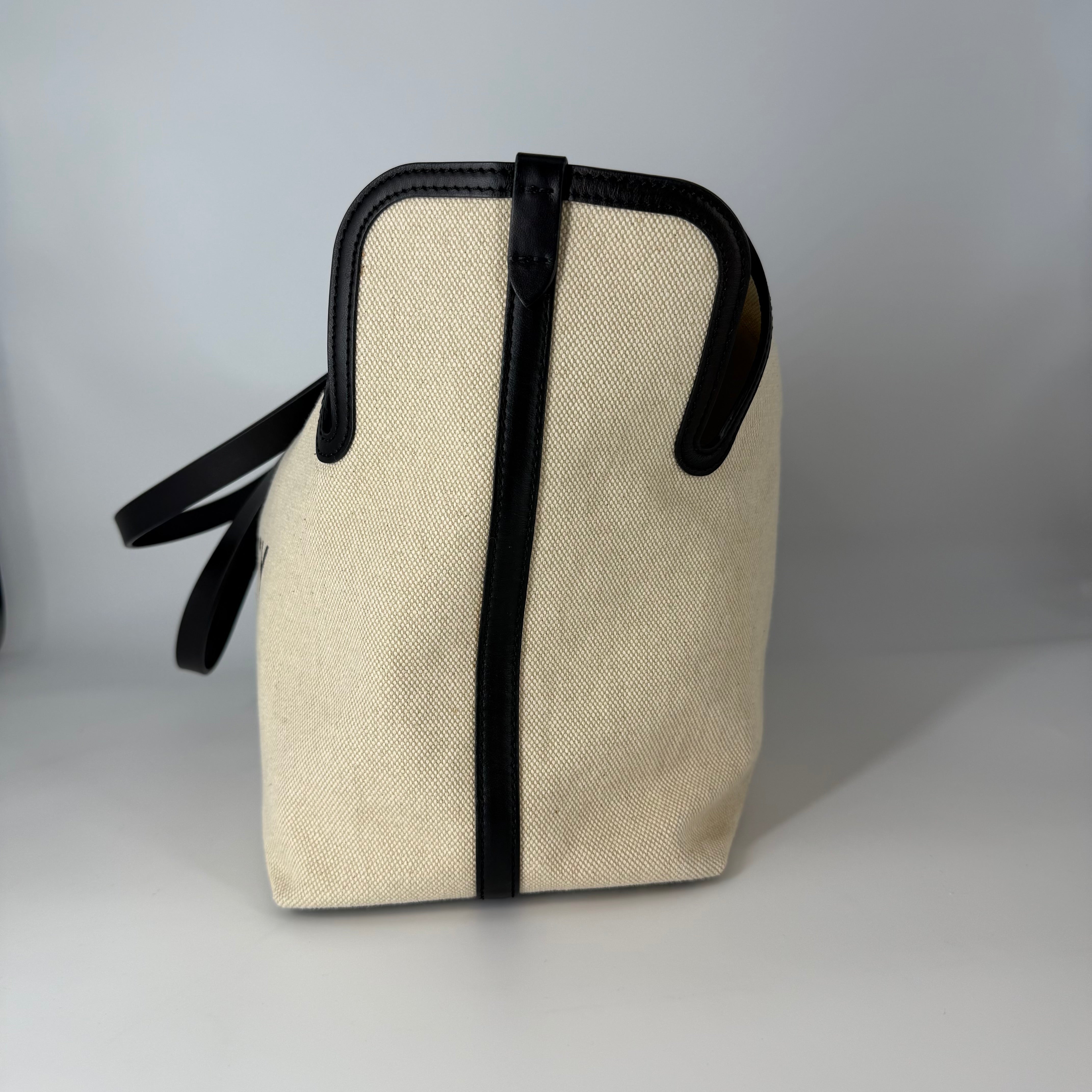 Canvas Tote Bag with Interior Pouch
