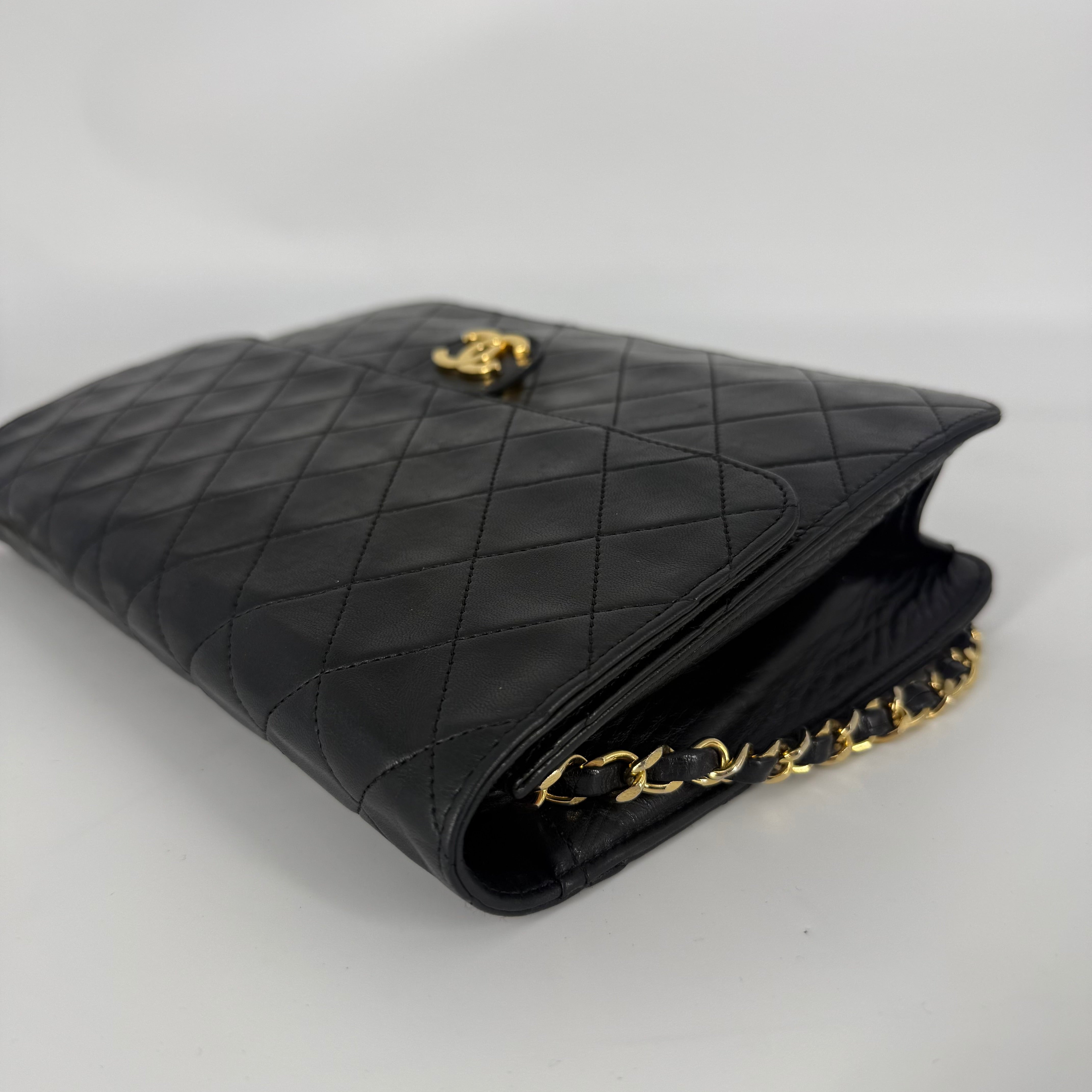 Vintage Flap Bag - 24K Gold