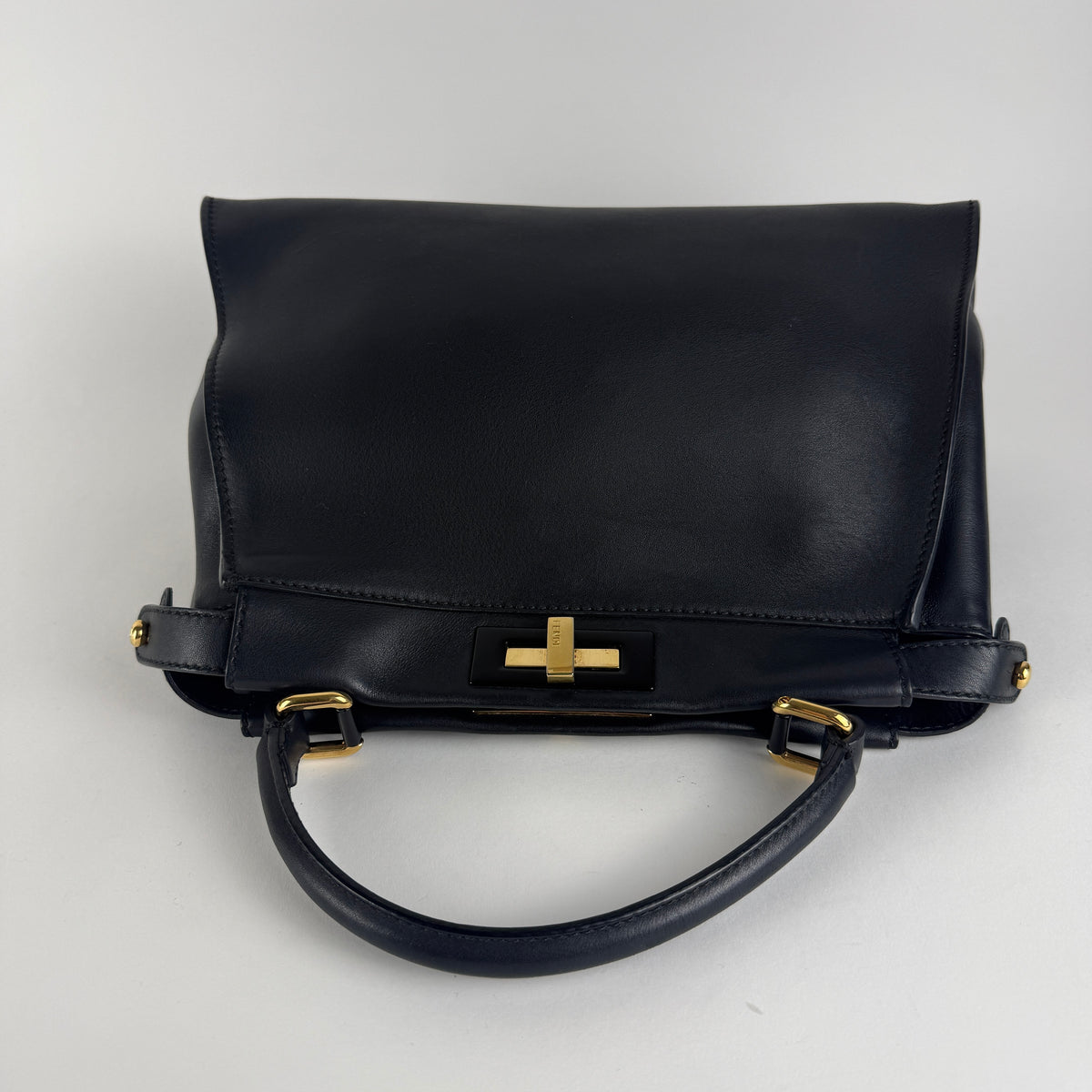 Peekaboo Medium — Black Leather — Gold-Tone Hardware
