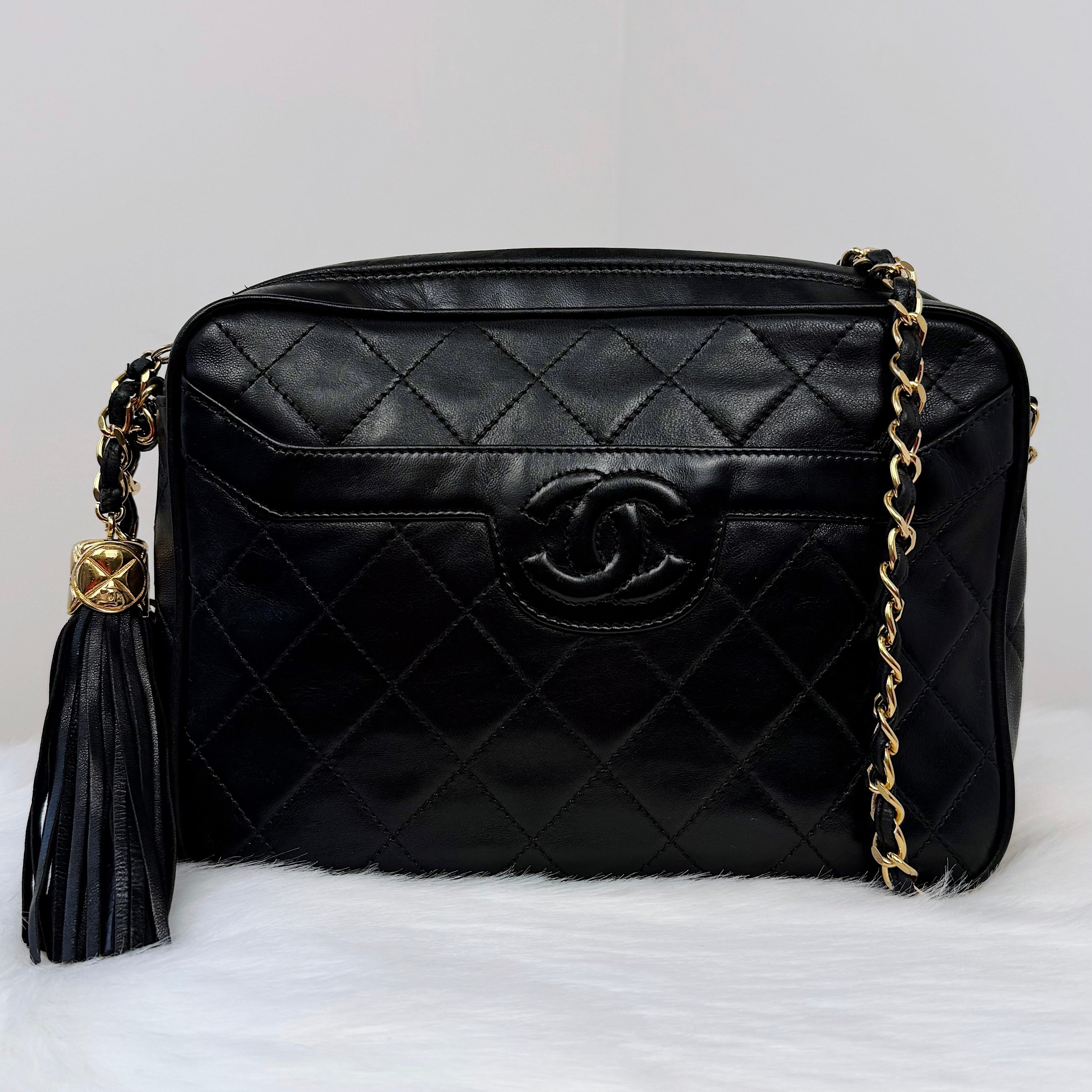 Vintage Camera Bag – 24K Gold