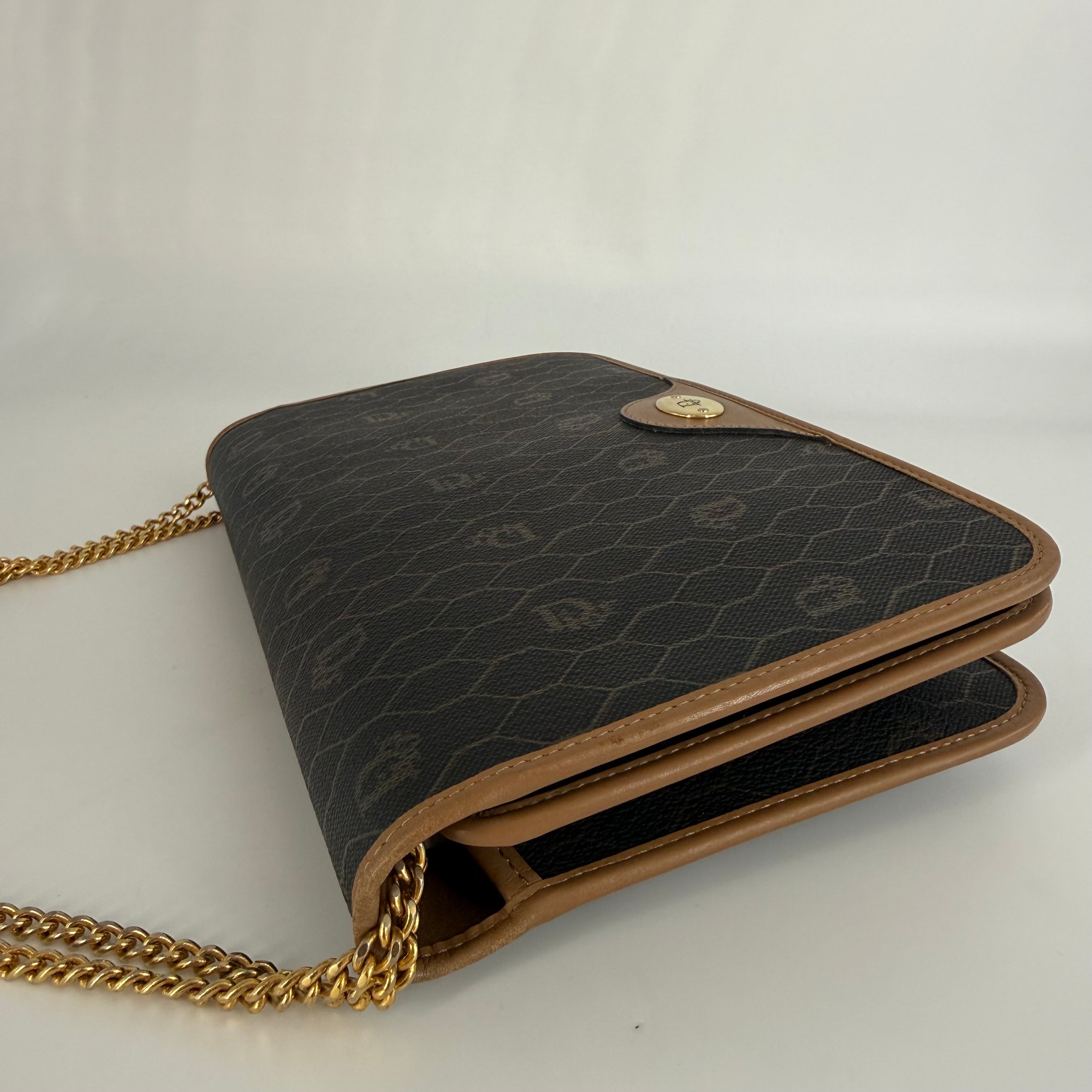 Honeycomb Canvas Shoulder Bag