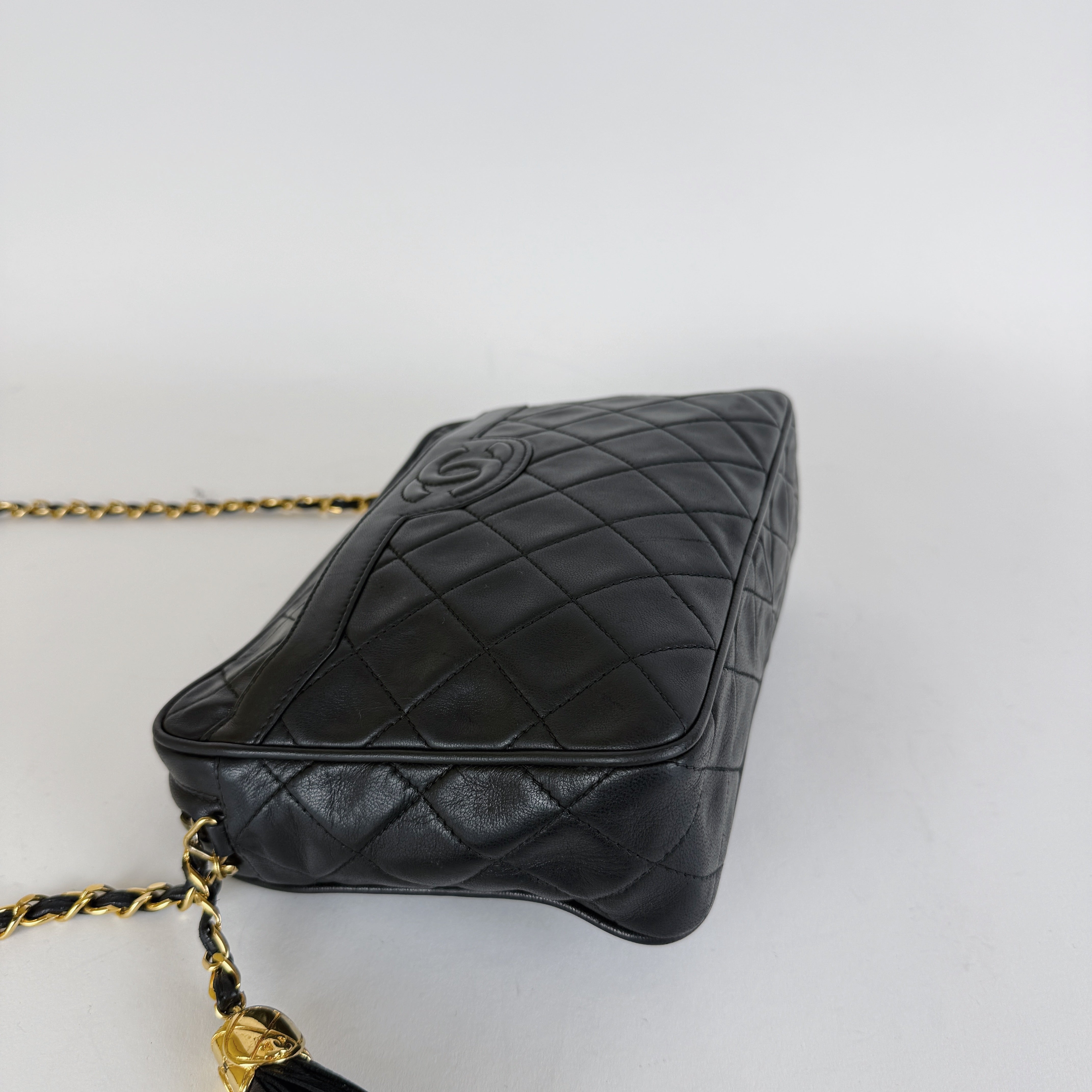 Vintage Camera Bag — 24K Gold Hardware