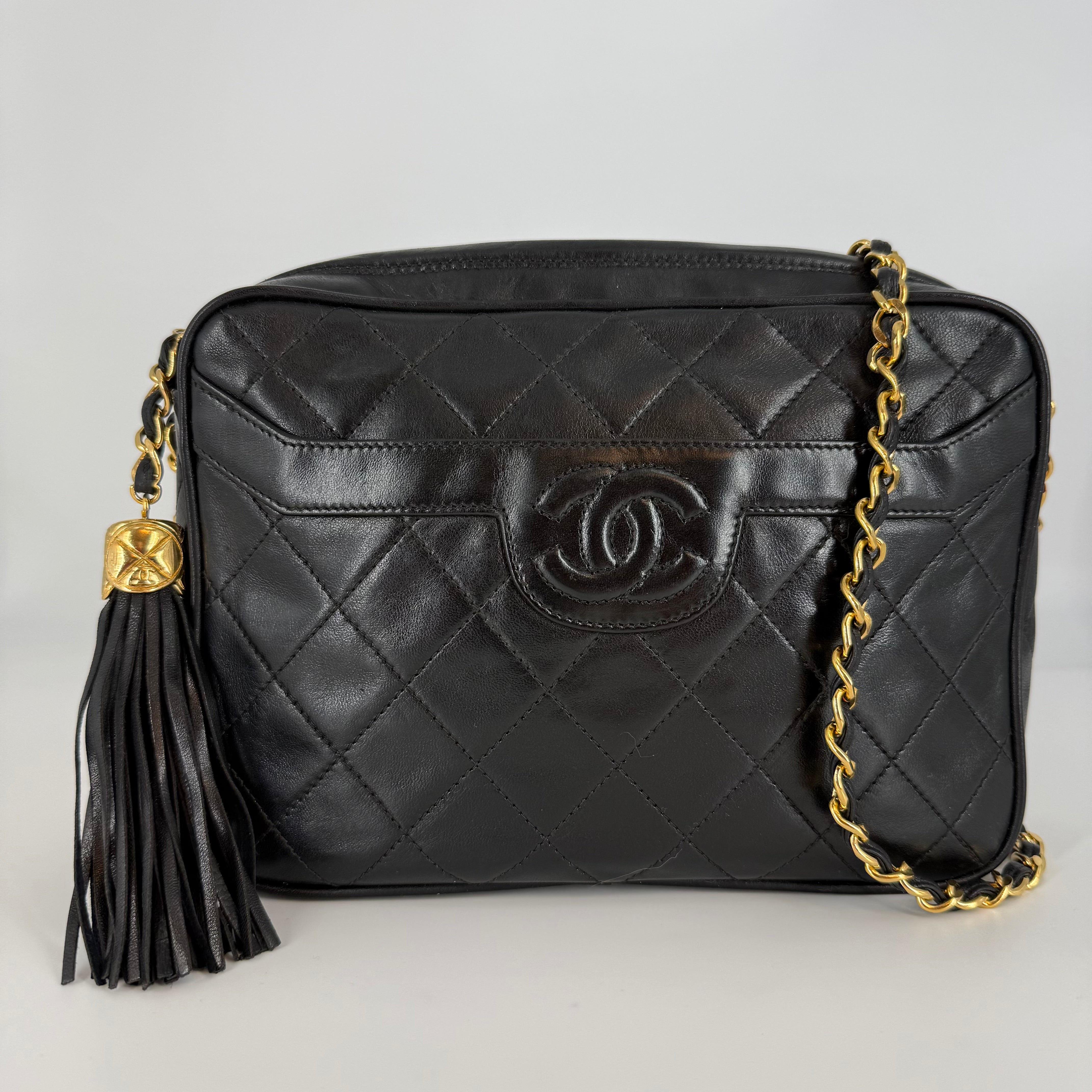 Vintage Camera Bag – 24K Gold