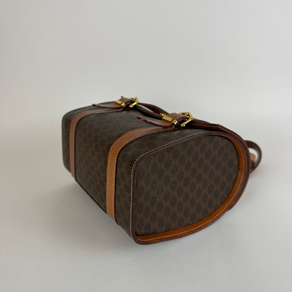 Macadam Triomphe Shoulder Bag — Brown
