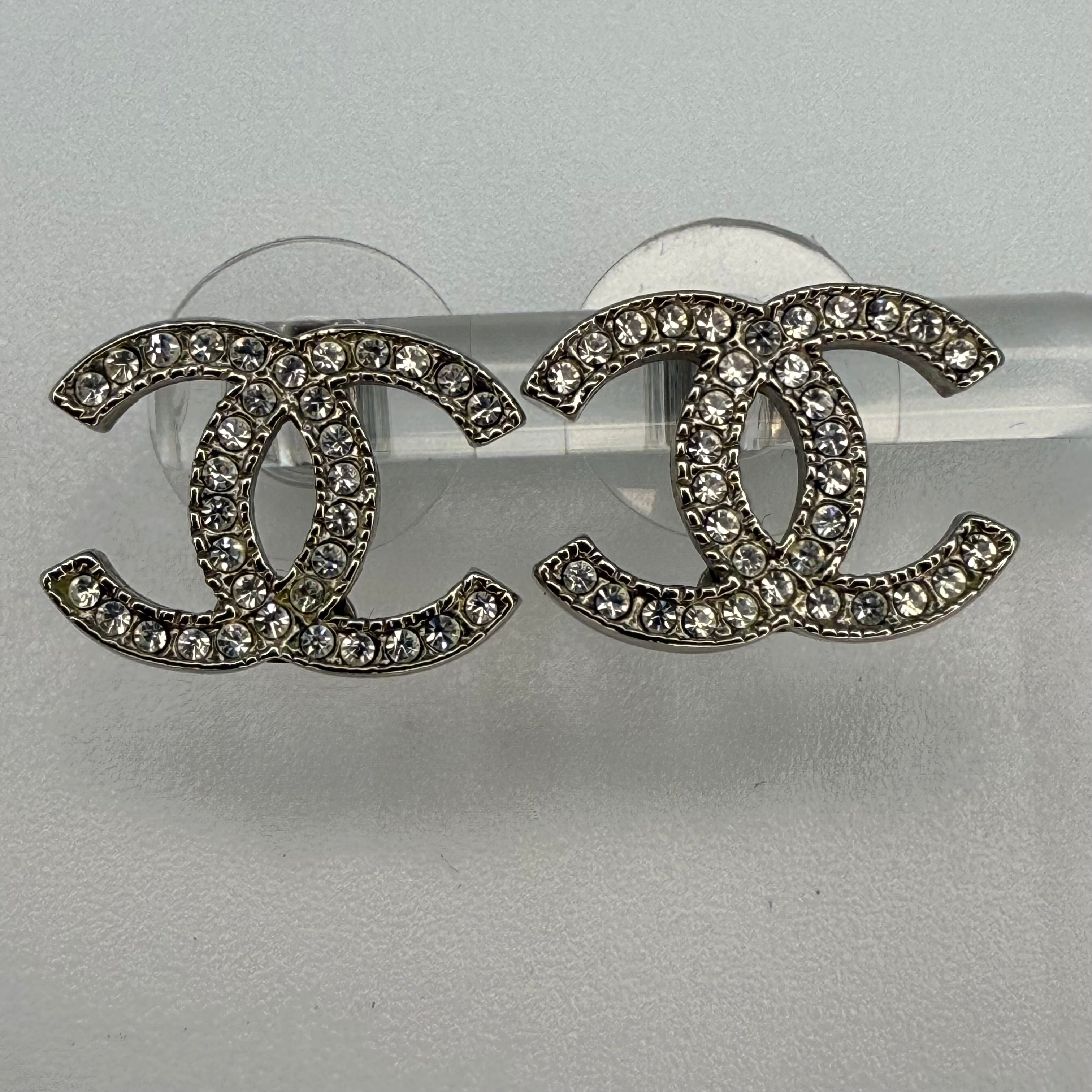 CC Rhinestone Earrings