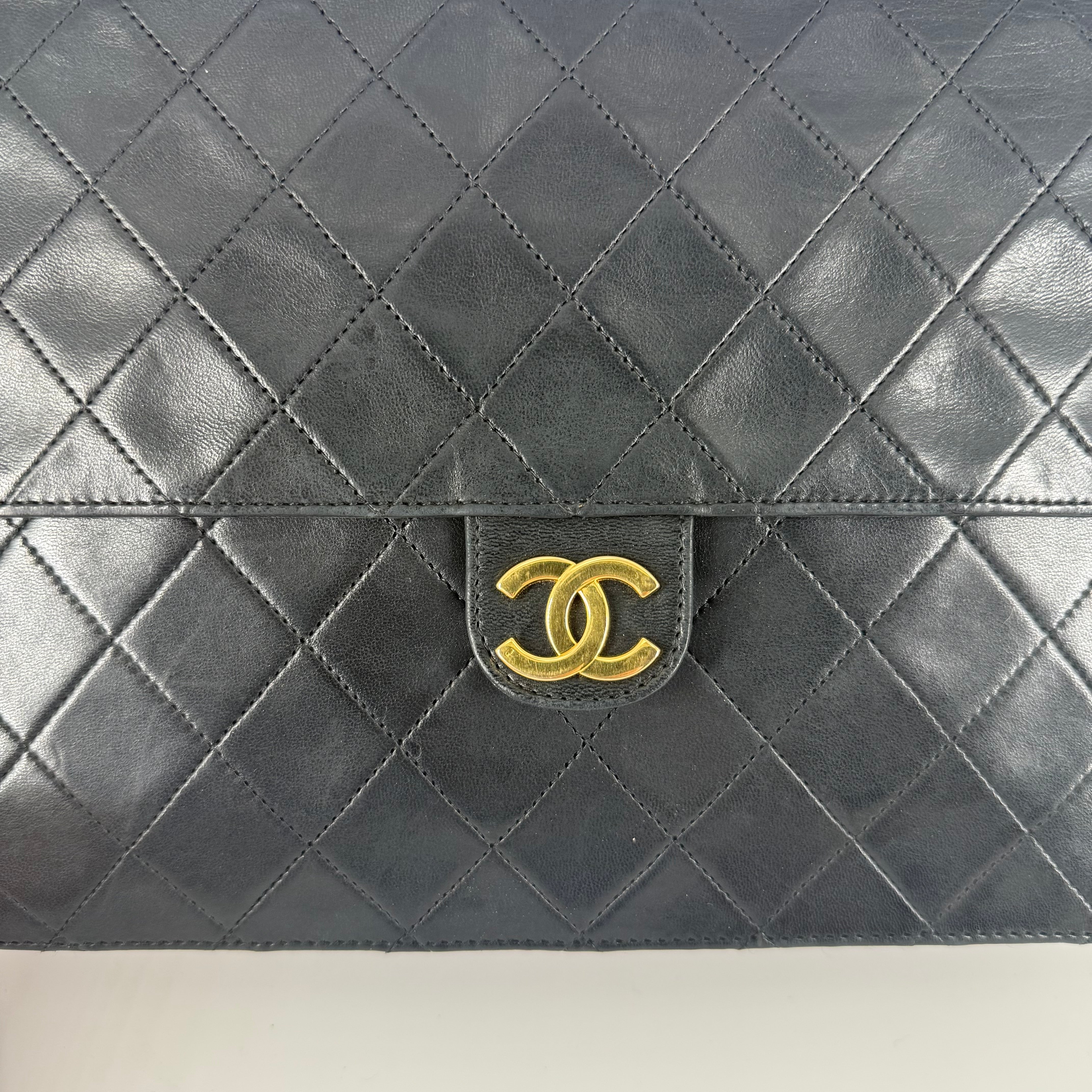 Vintage Flap Bag - 24K Gold